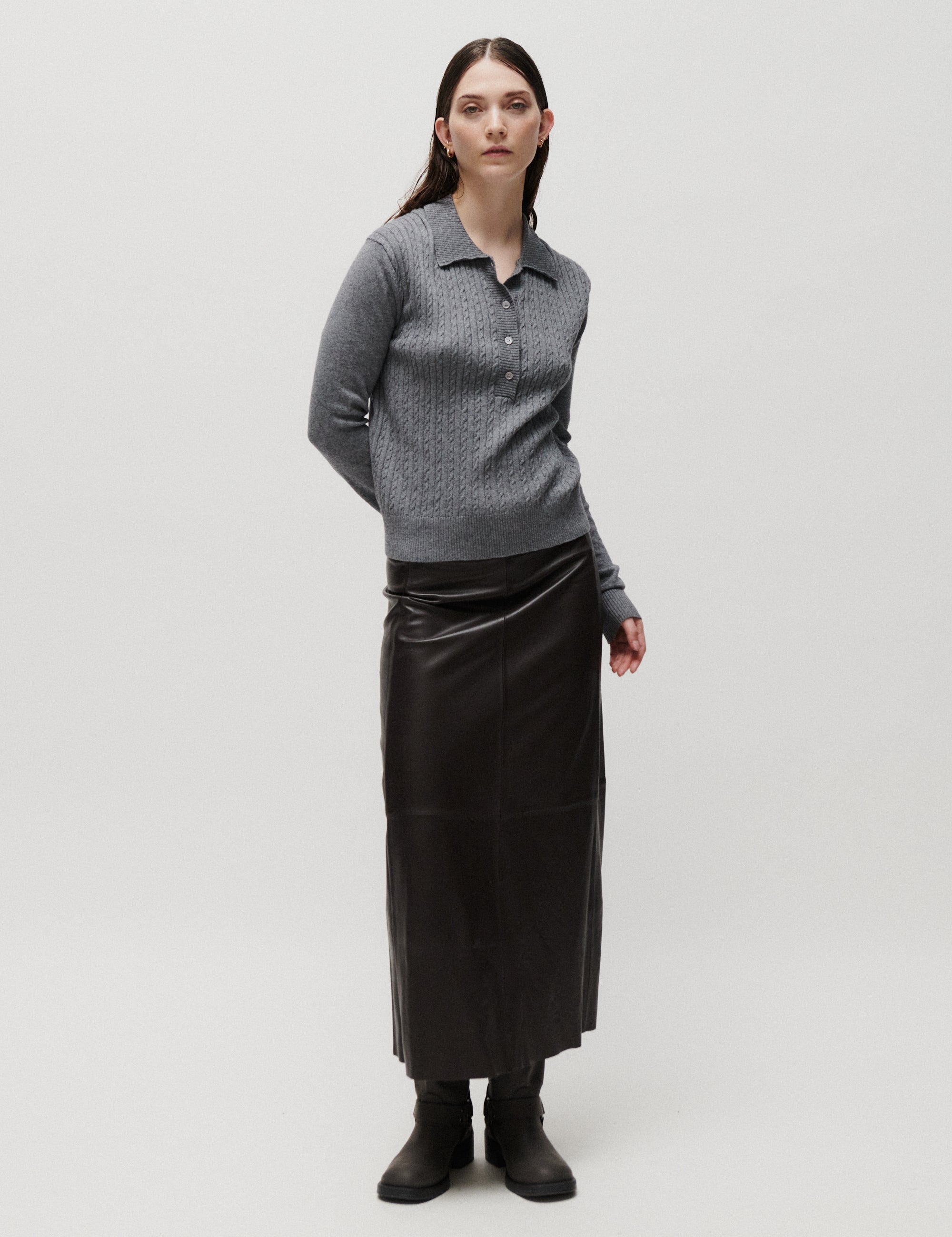 2NDDAY 2NDJaneice - Soft Wool - Blouse Blouse 420130 Medium Grey Melange