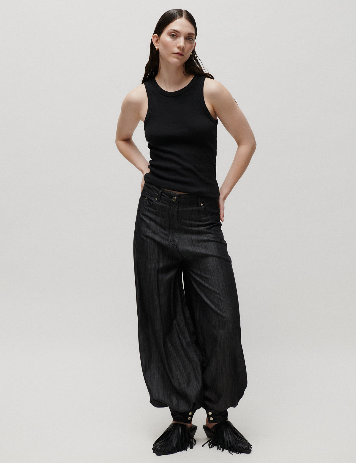 2NDDAY 2NDOllis - Tenca Feel - Pants Pants 190303 Black