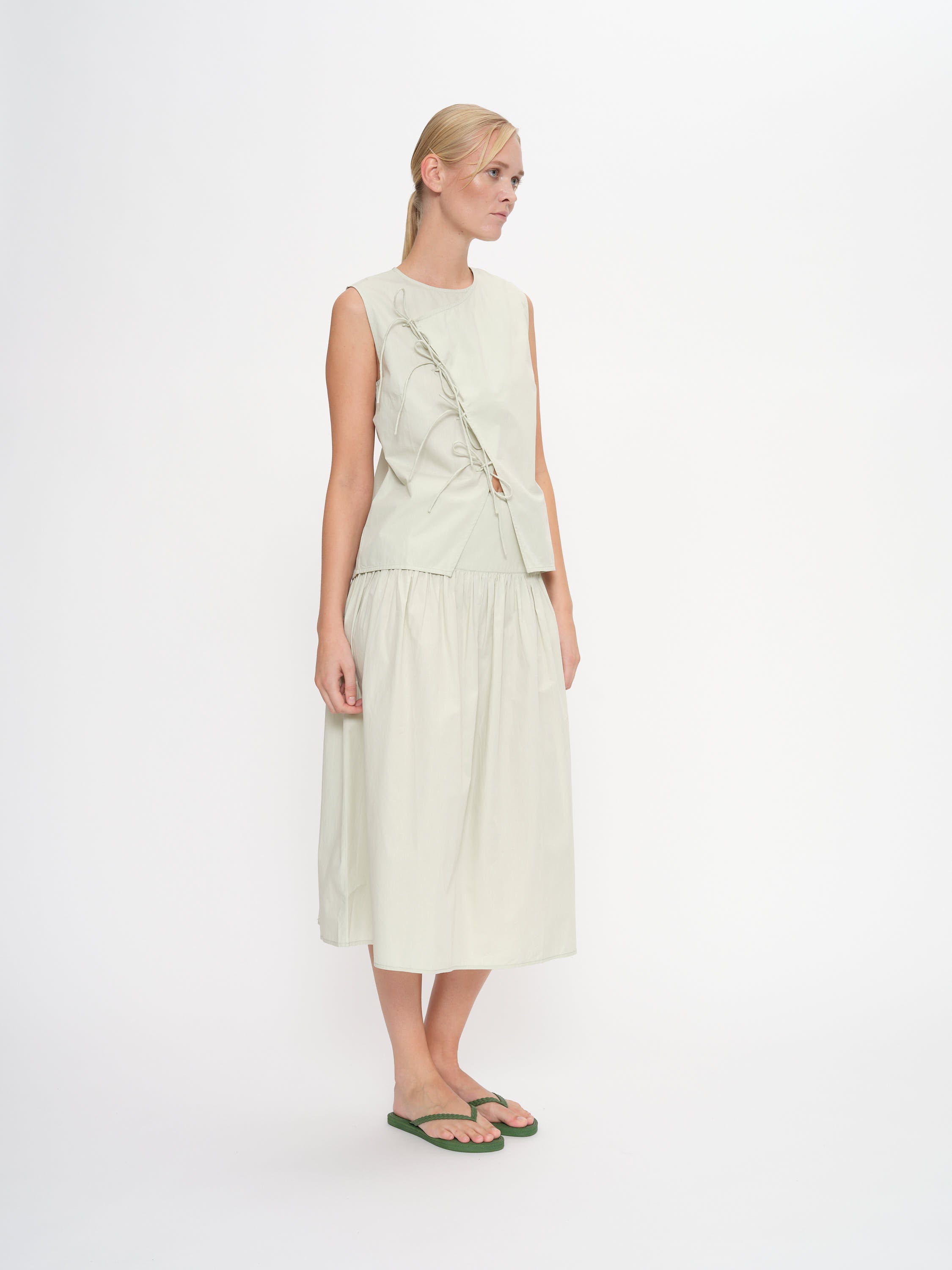 2NDDAY 2ND Adrianas - Fine Crispy Poplin Shirts & Blouses 136106 Green Tint