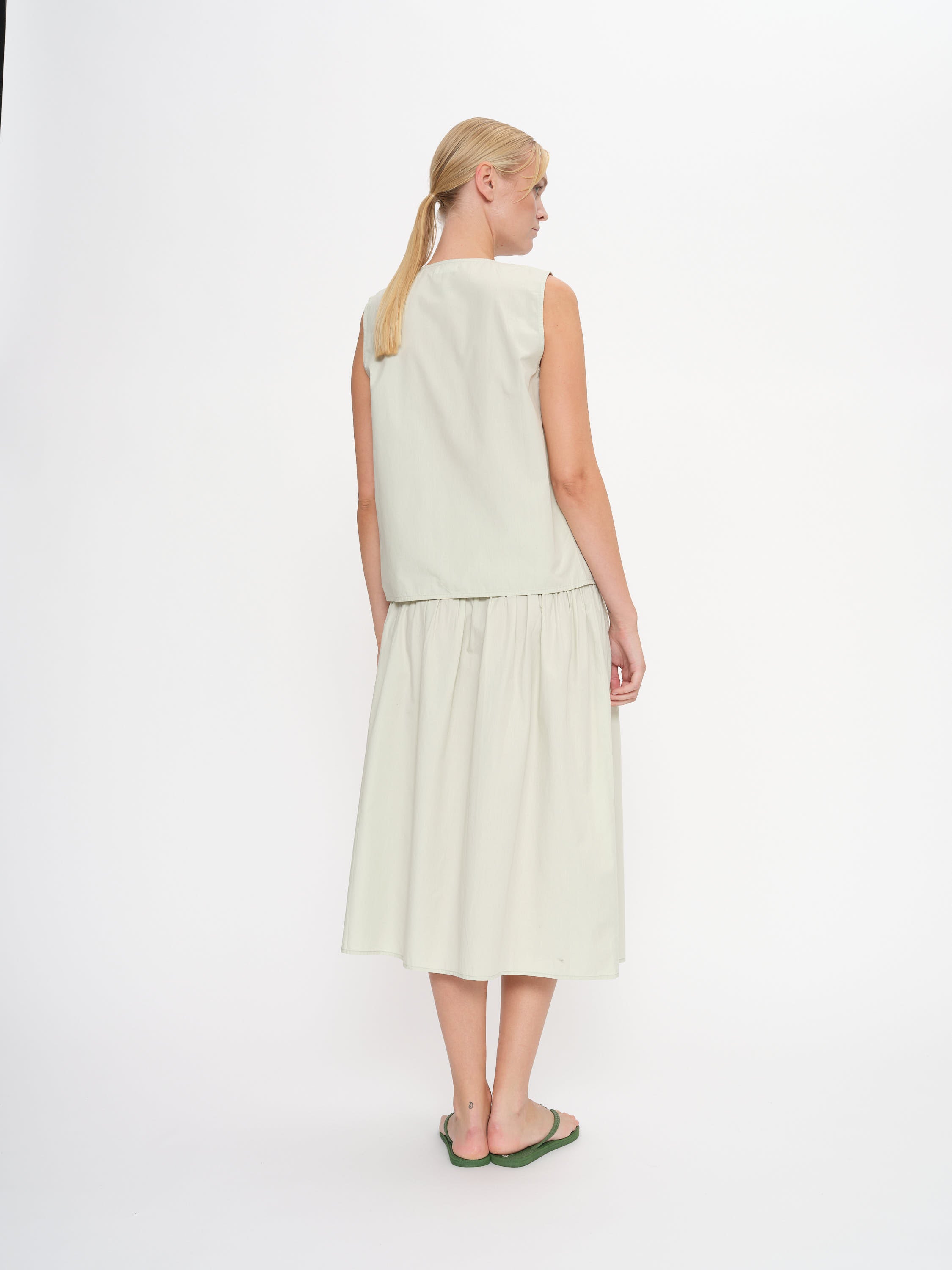 2NDDAY 2ND Adrianas - Fine Crispy Poplin Shirts & Blouses 136106 Green Tint