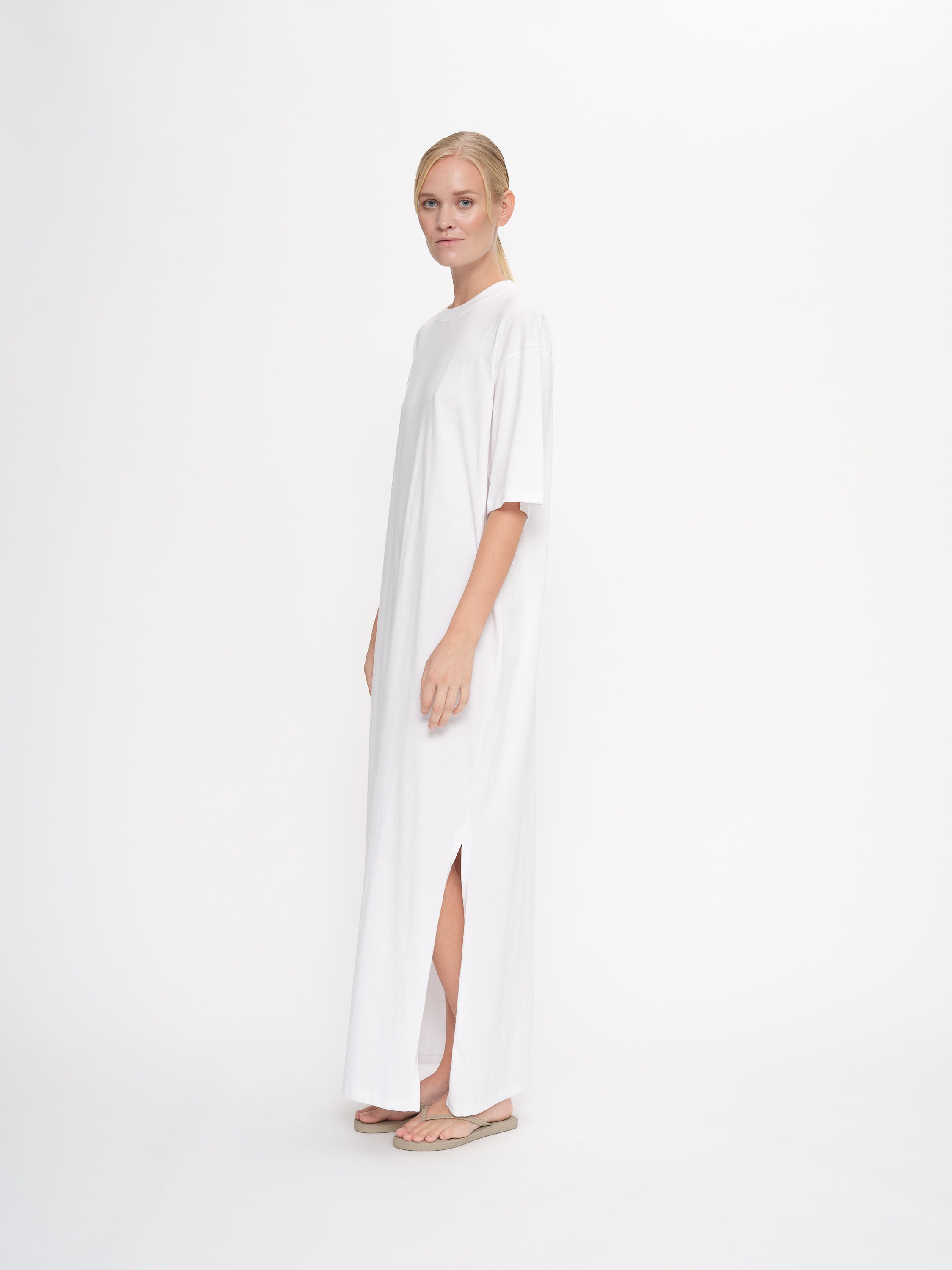 2NDDAY 2ND Aiya - Lightweight Jersey Dress 111001 WHITE ALYSSUM