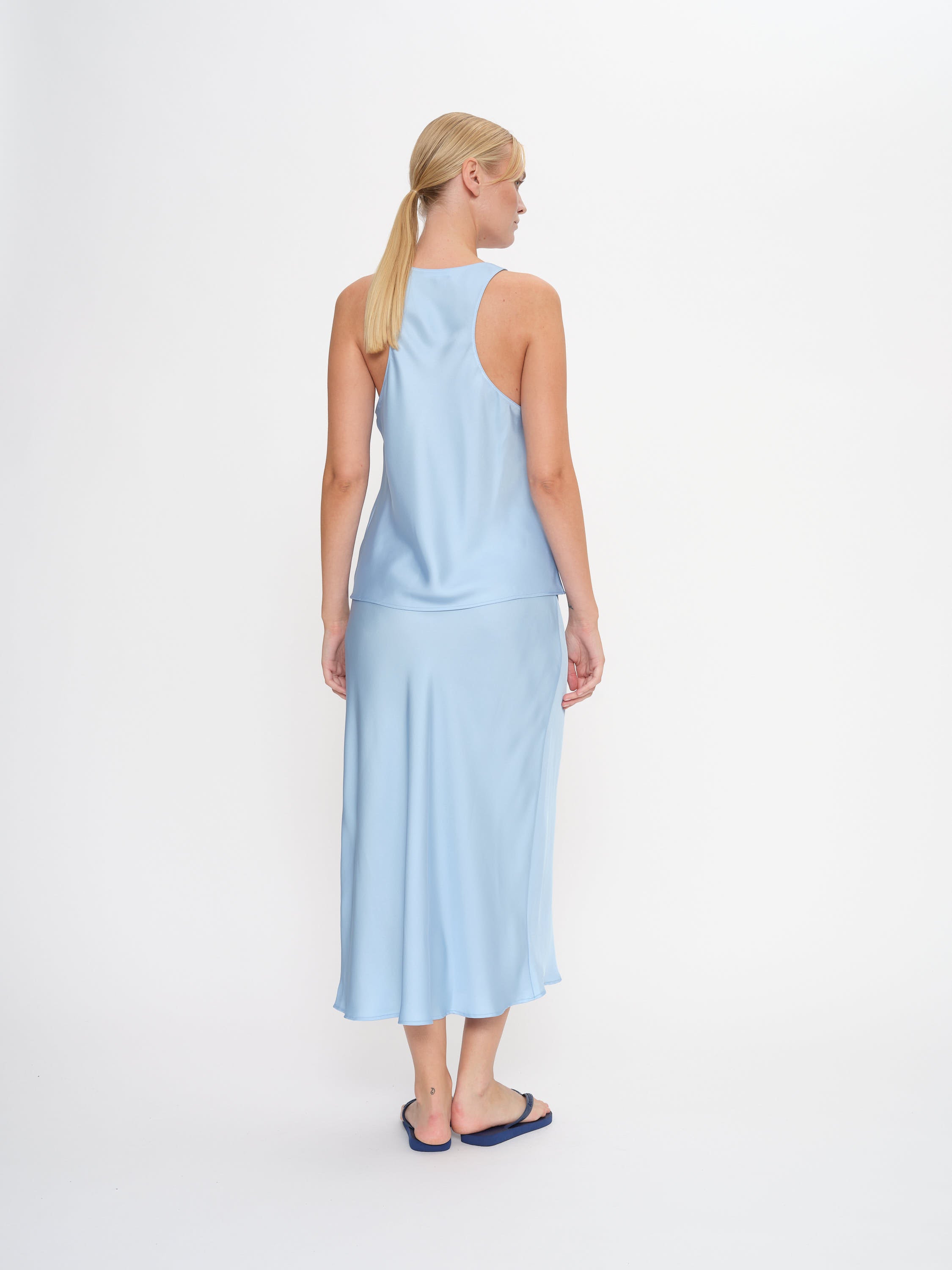 2NDDAY 2ND Amalia - Fluid Twill Tops & T-Shirts 04038 Powder Blue