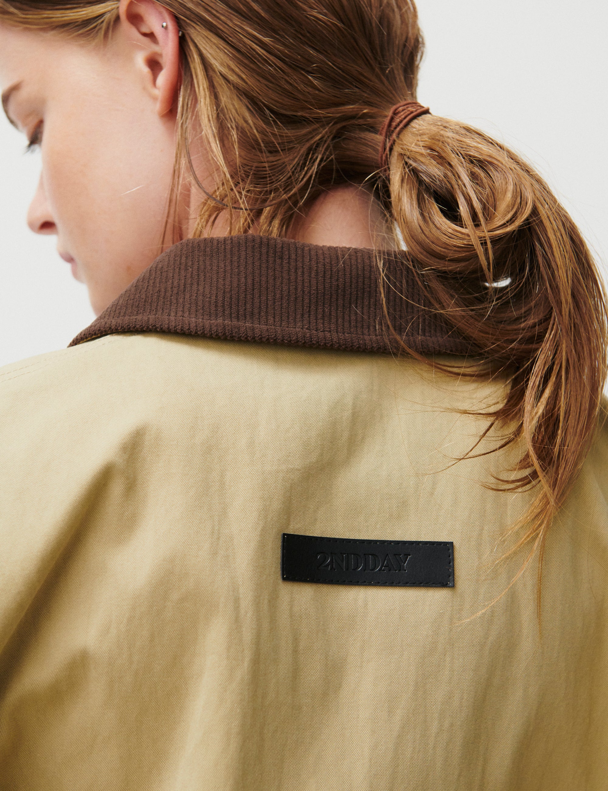 2NDDAY 2ND Bruce - Firm Cotton Jackets 171022 Kelp