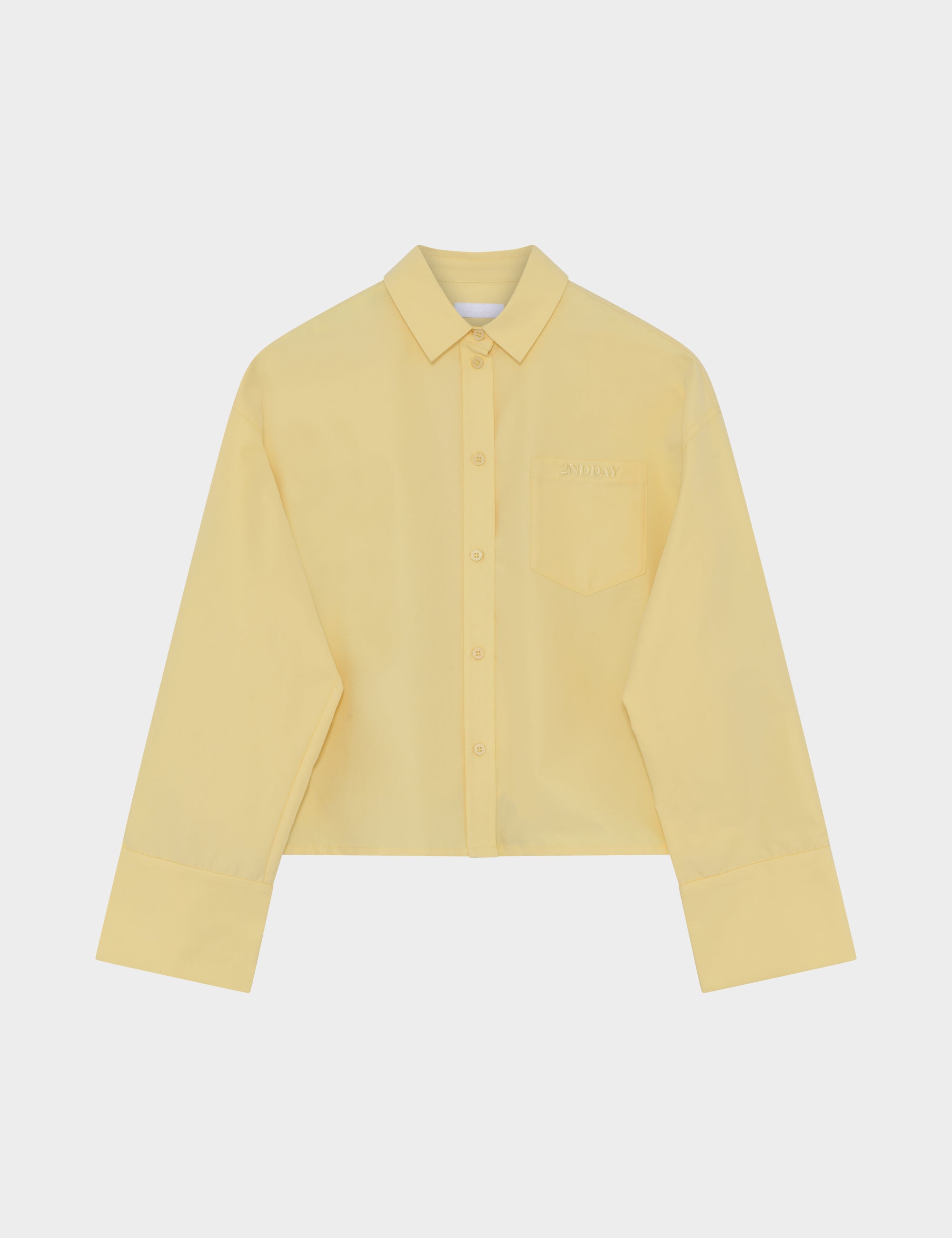 2NDDAY 2ND Clarin - Heavy Poplin Shirts & Blouses 06032 Mellow Yellow