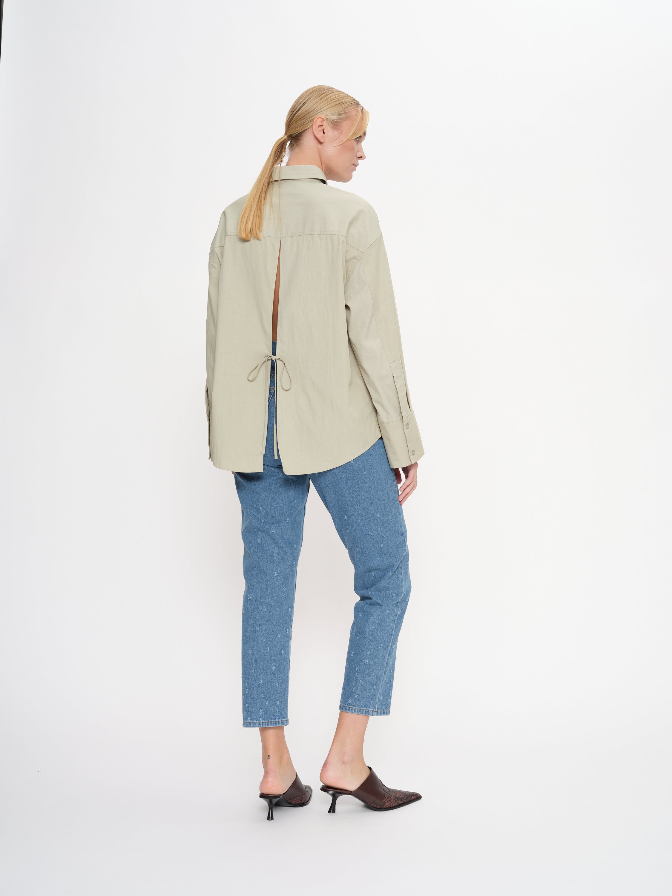 2NDDAY 2ND Clarome - Fine Crispy poplin Shirts & Blouses 160110 Desert Sage