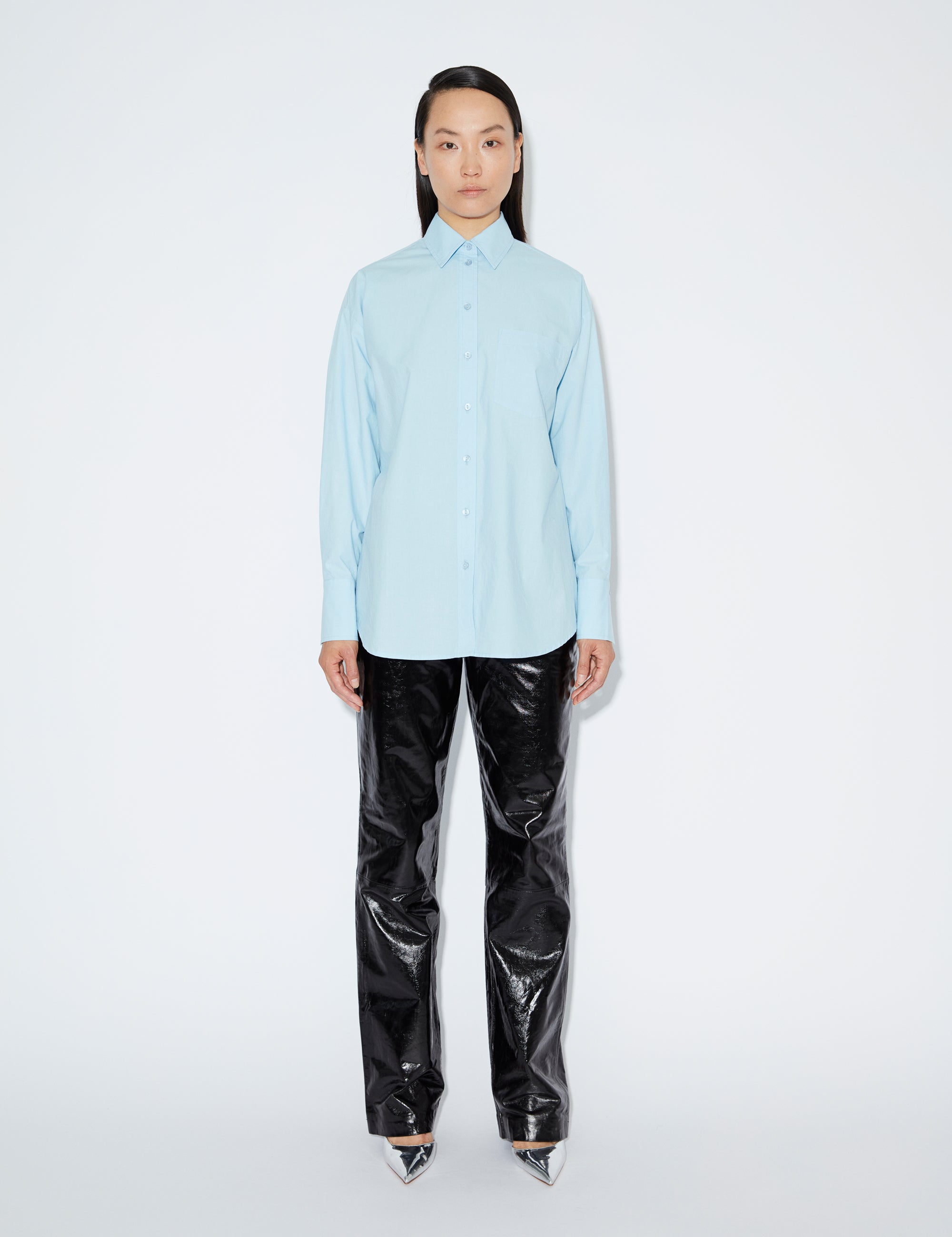 2NDDAY 2ND Didier TT - Cotton Delight Shirts & Blouses 144122 Airy Blue