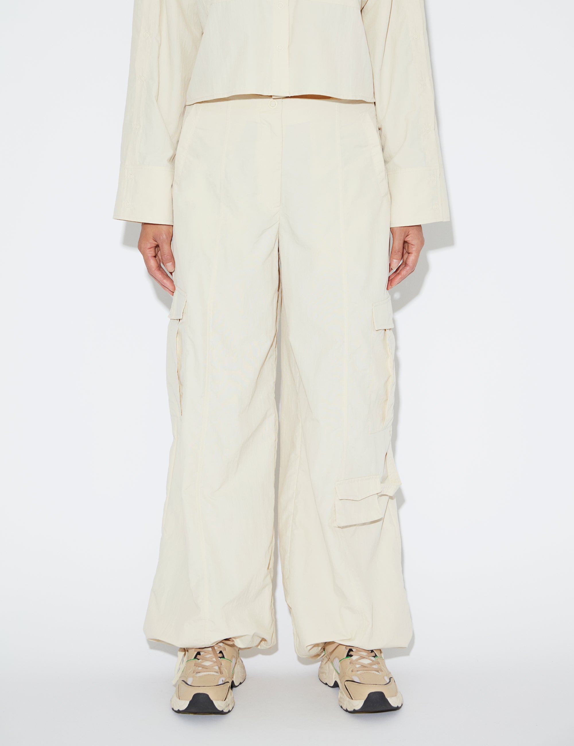 2NDDAY 2ND Edition George - Essential Texture Pants 130607 Chalk
