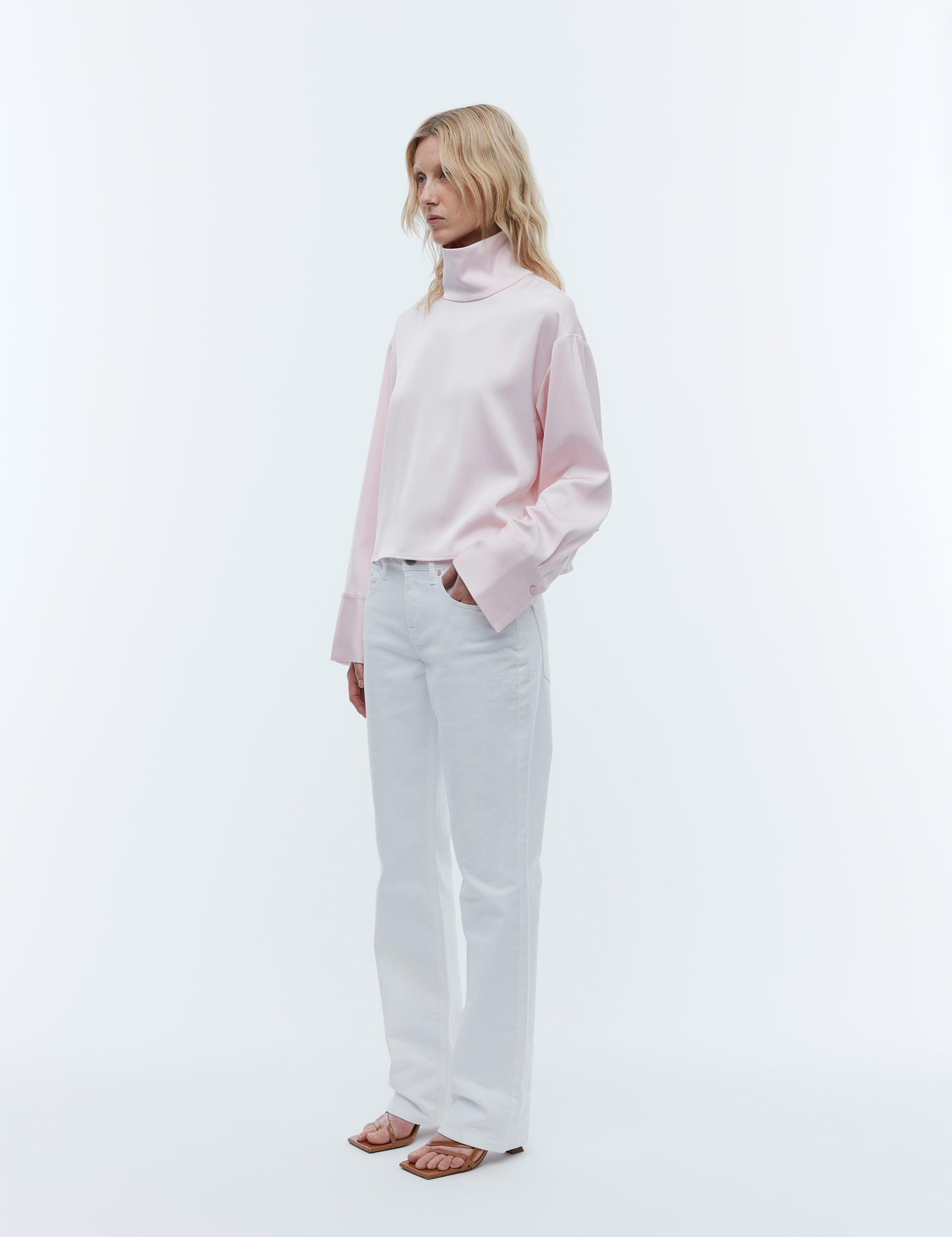 2NDDAY 2ND Francisca - Heavy Satin Shirts & Blouses 121310 Blushing Bride