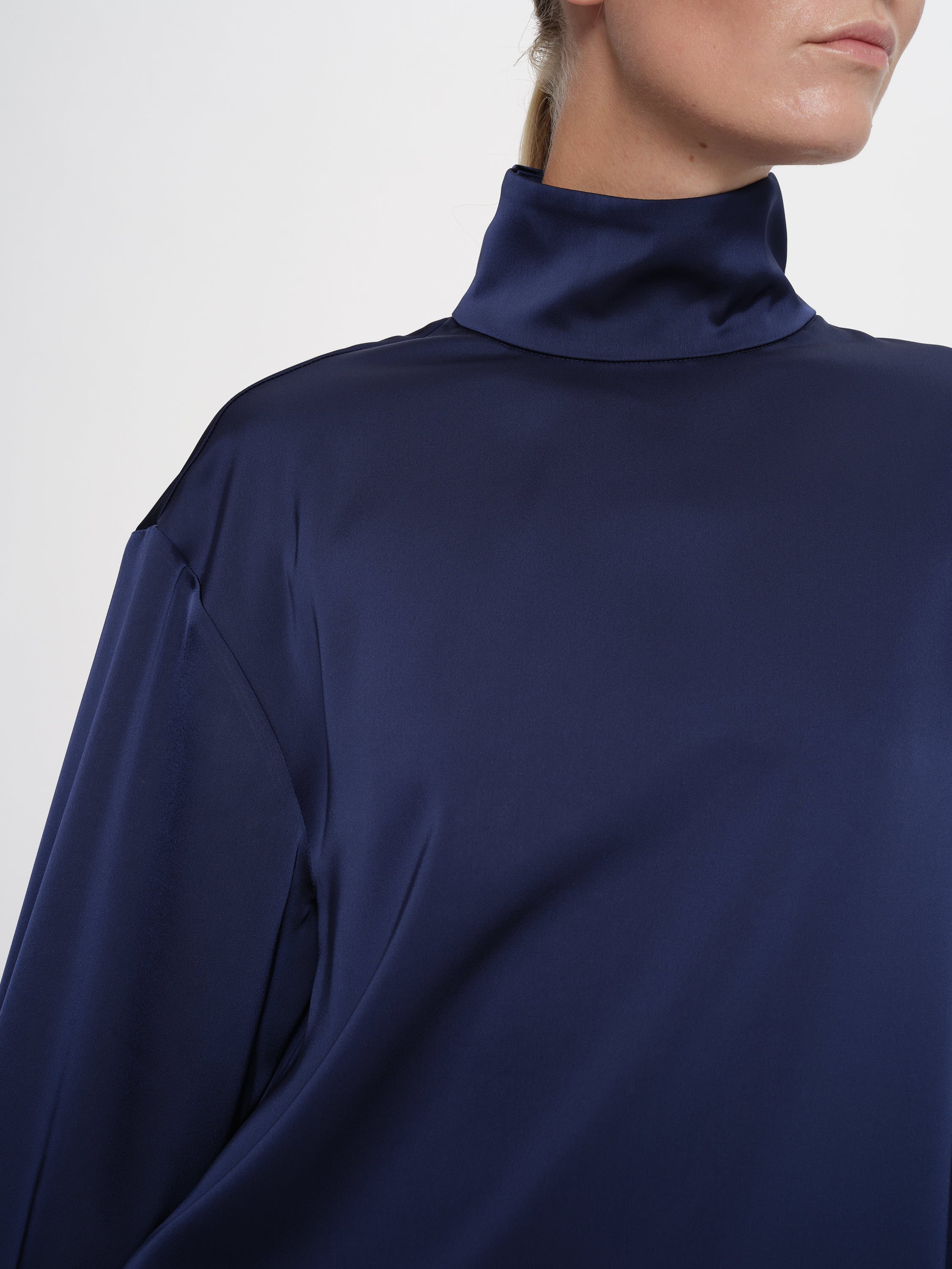 2NDDAY 2ND Francisca - Heavy Satin Shirts & Blouses 193933 Medieval Blue