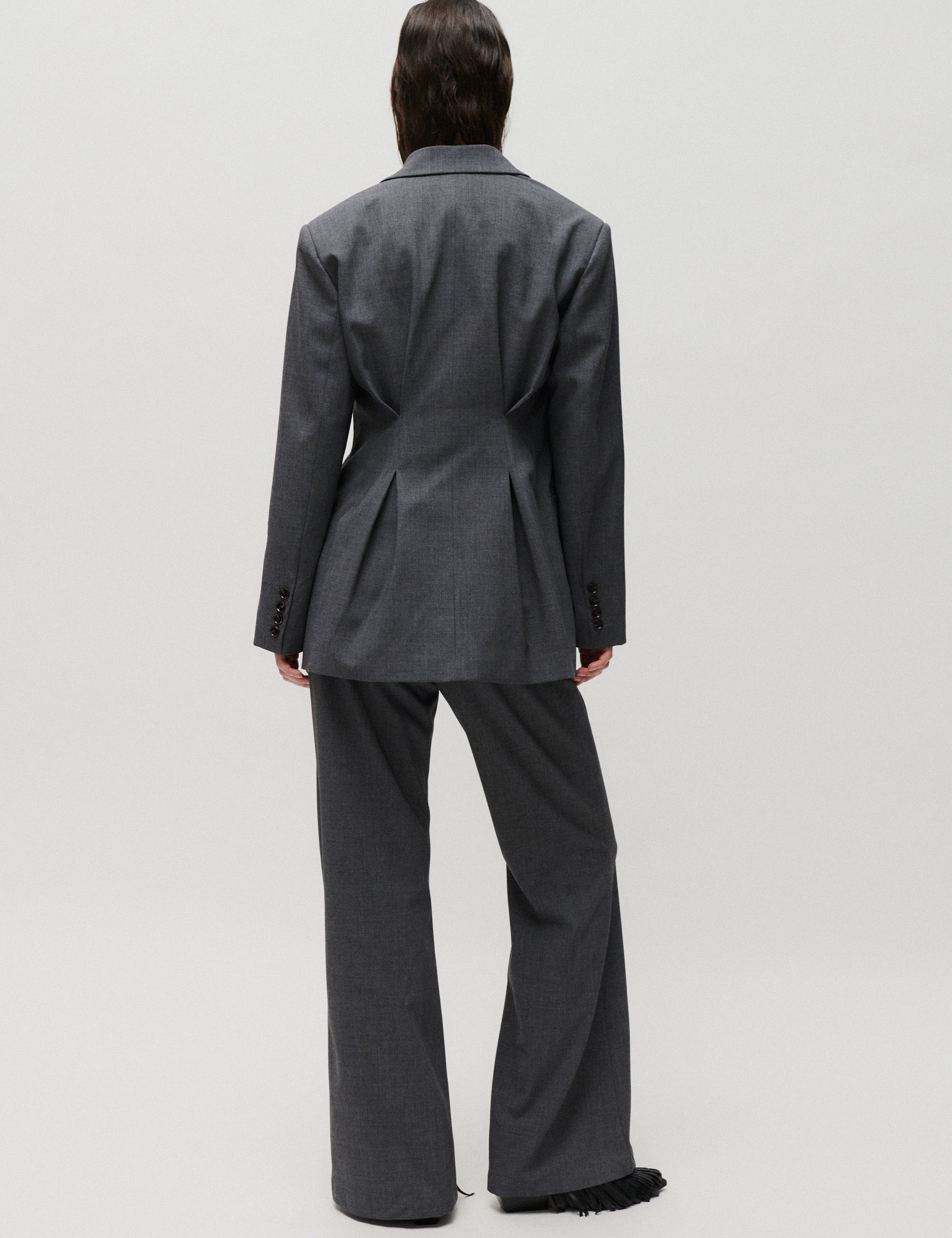 2NDDAY 2ND Hanzan - Melange Suiting - Blazer Blazer 420129 Light Grey Melange