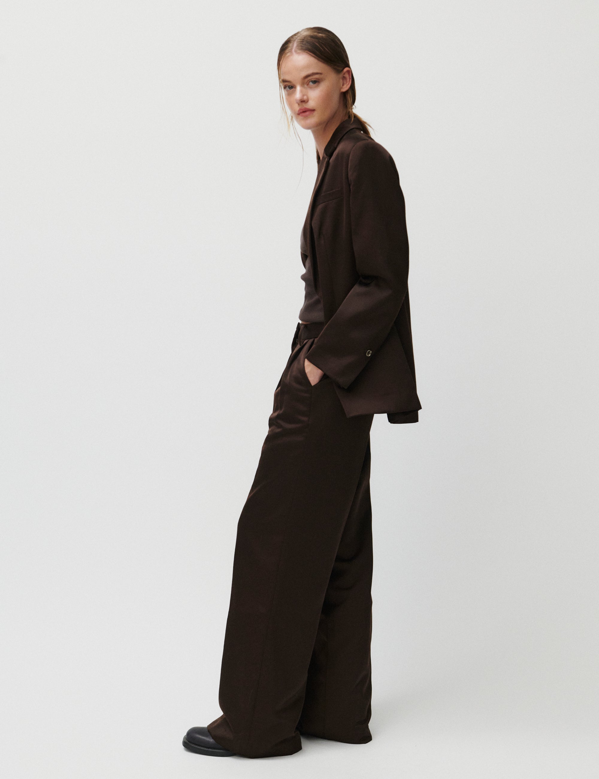 2NDDAY 2ND Harrum - Shiny suiting Blazer 191016 JAVA