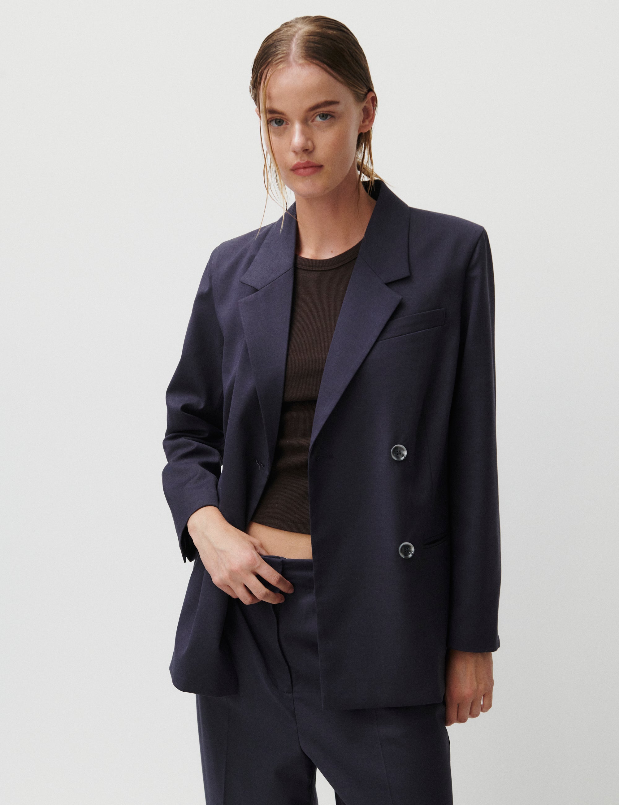 2NDDAY 2ND Herman - Mid weight suiting Blazer 193918 Periscope