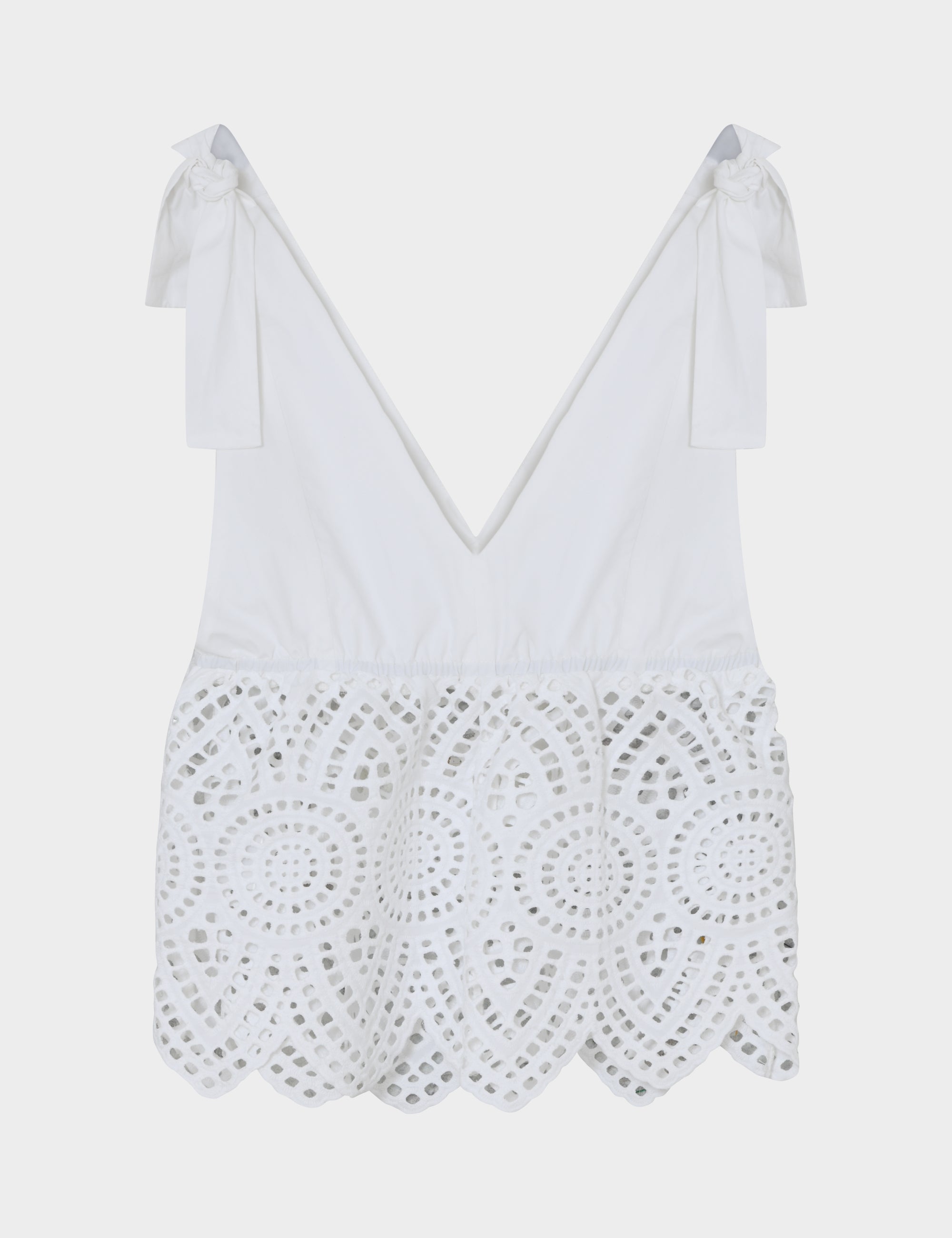 2NDDAY 2ND Kuna - Poplin Charm Tops & T-Shirts 114001 Brilliant White