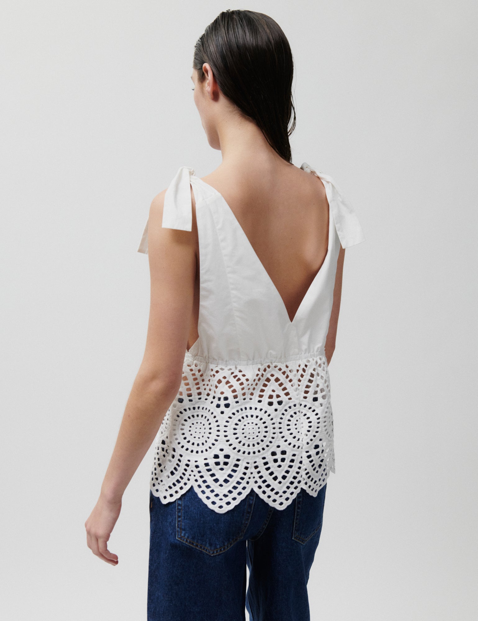 2NDDAY 2ND Kuna - Poplin Charm Tops & T-Shirts 114001 Brilliant White