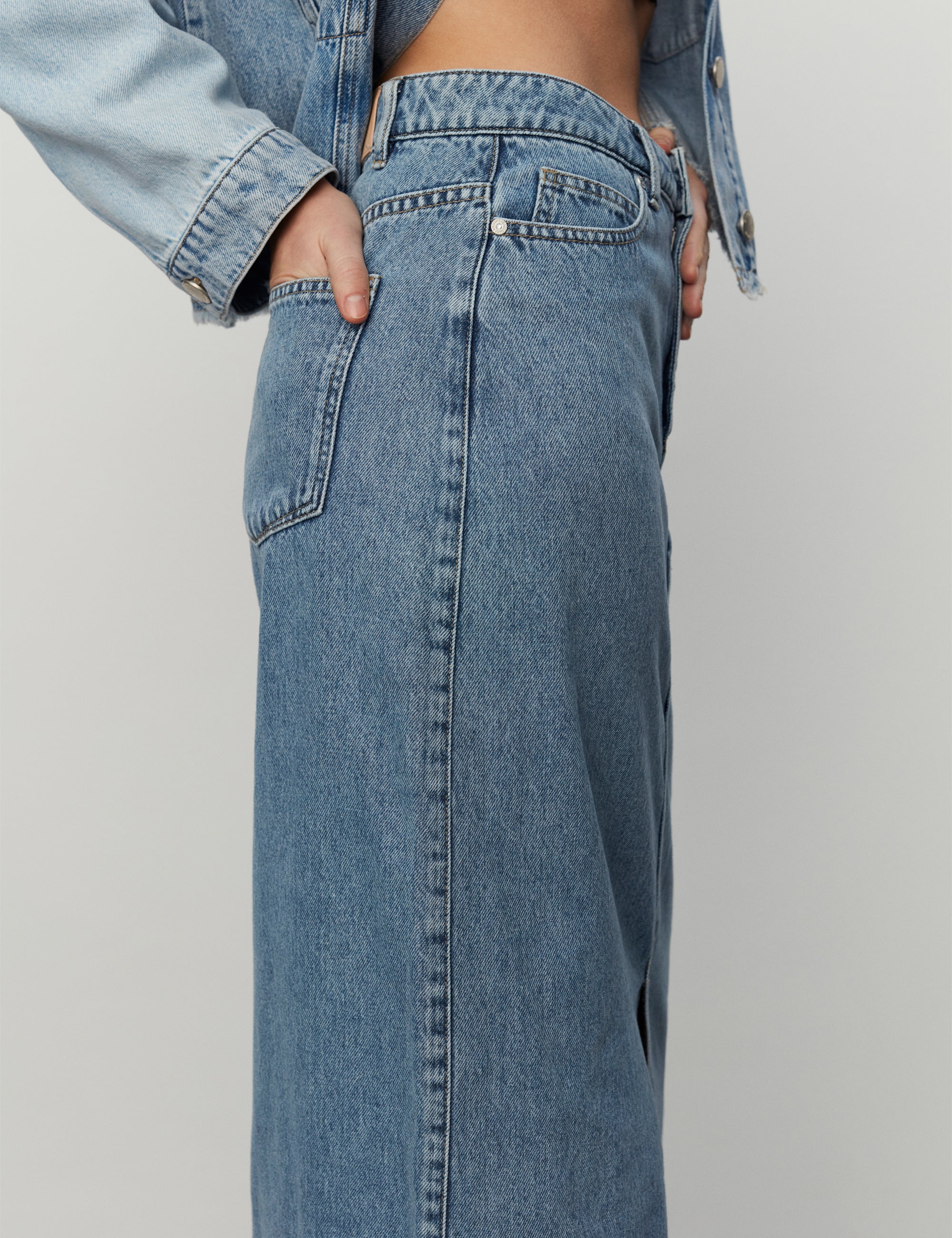 2NDDAY 2ND Larchy TT Skirt D022 Light Blue