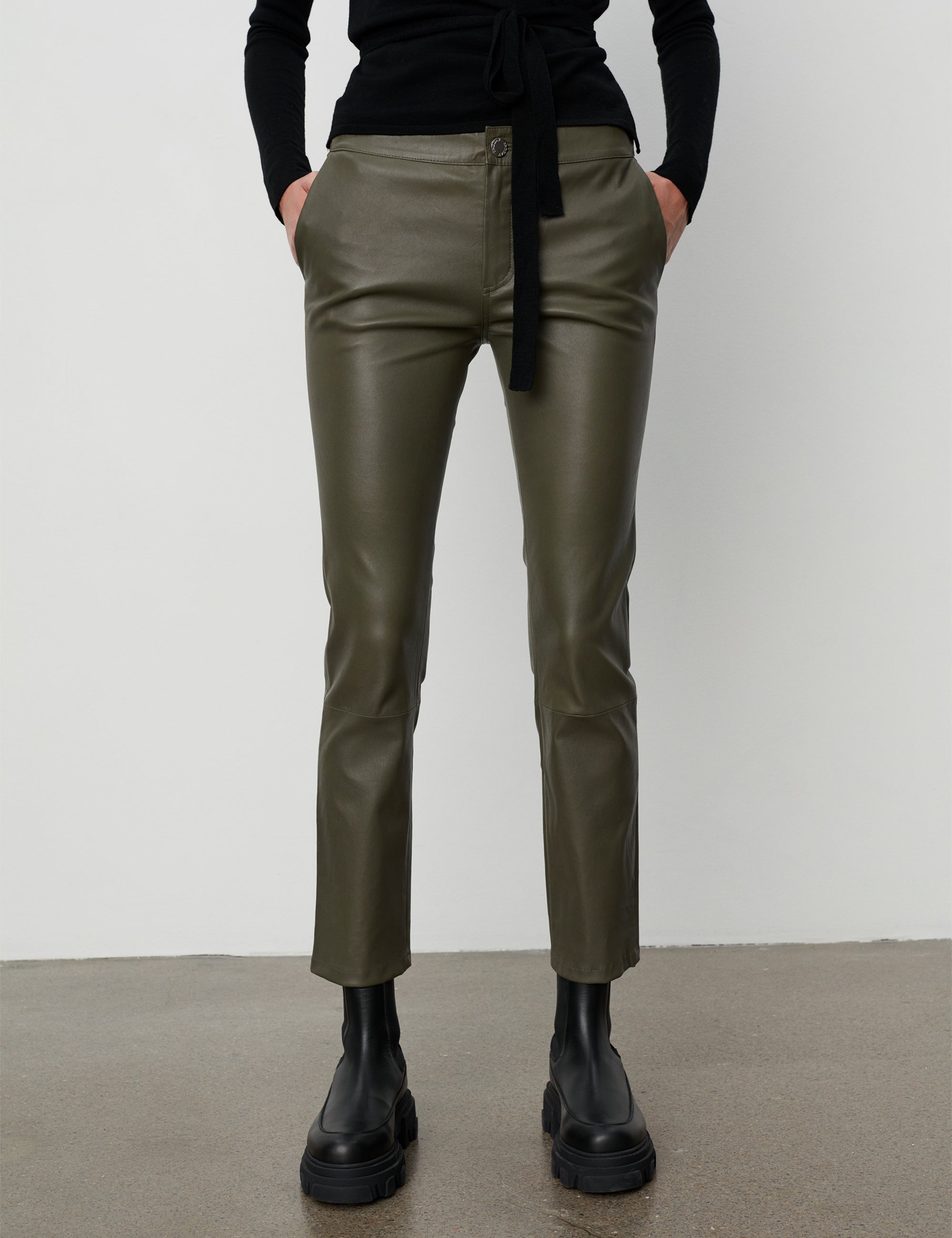 2NDDAY 2ND Leya Pants 190515 Olive Night
