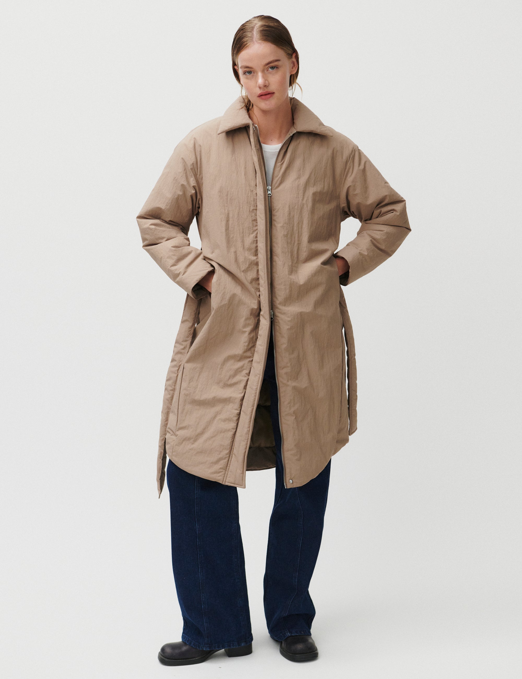 2NDDAY 2ND Loran - Refined Tech Coats & Jackets 170808 Taupe Gray