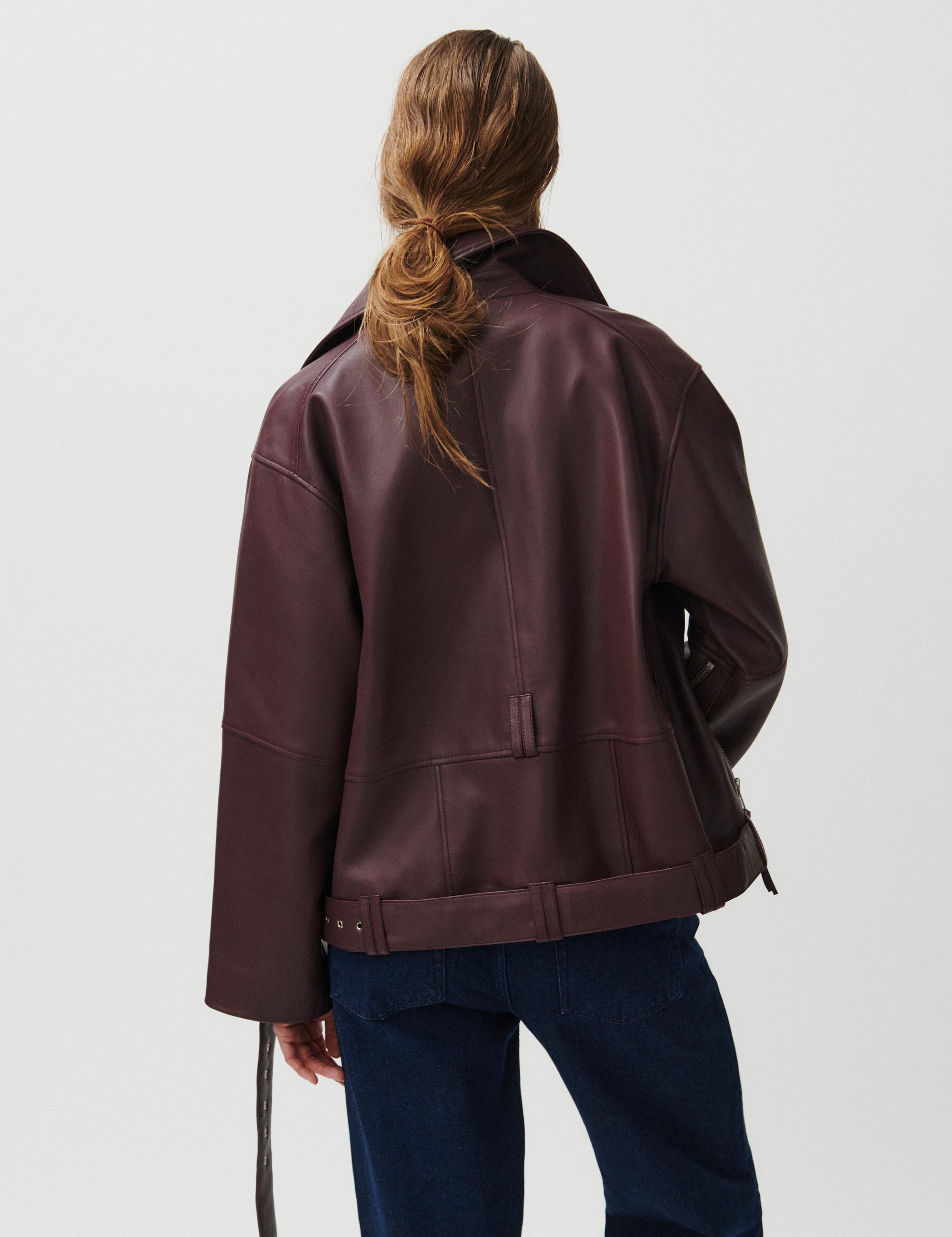 2NDDAY 2ND Lotus - Fine Leather Jackets 09016 Catawba Grape