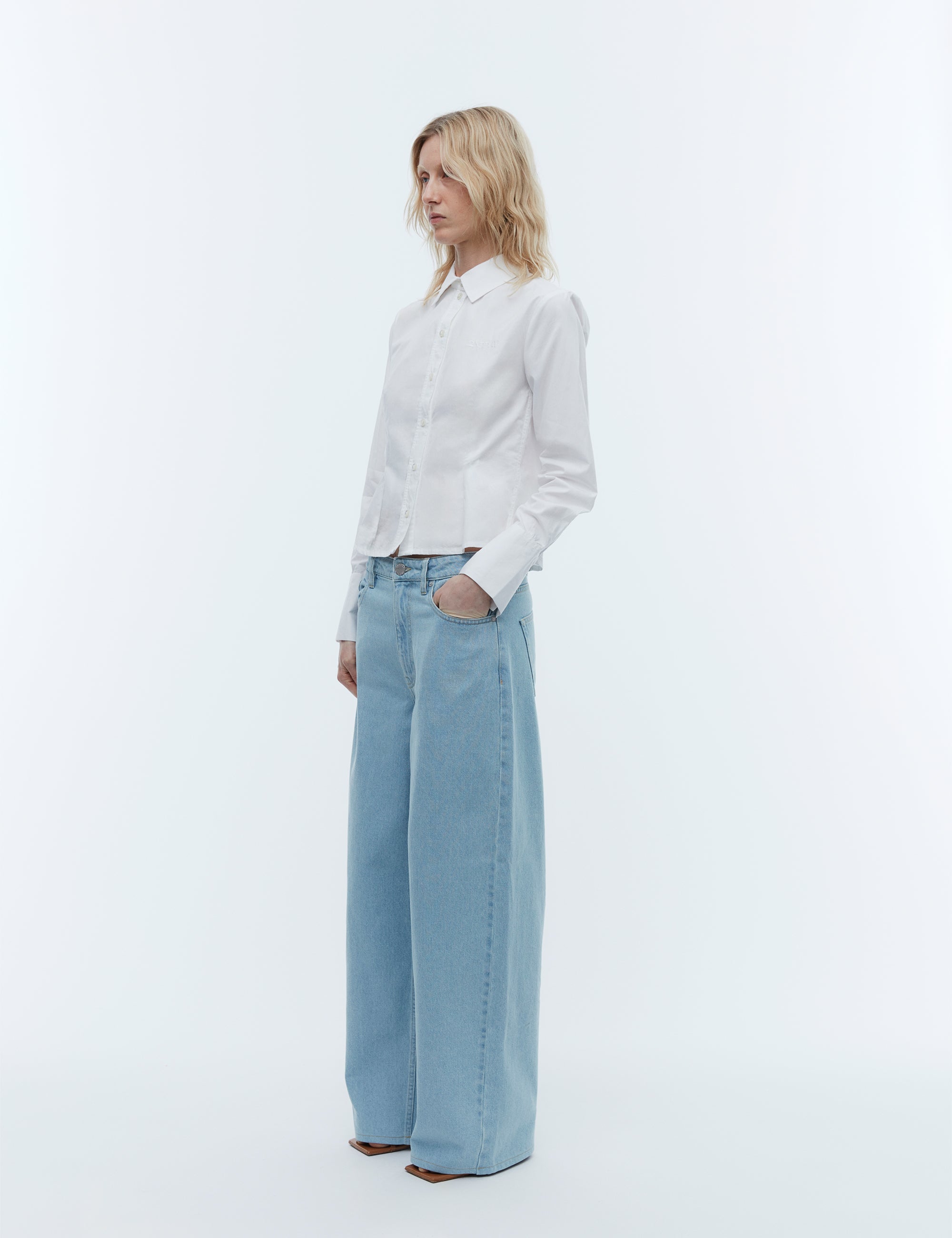 2NDDAY 2ND Mariana TT - Crispy Poplin Shirts & Blouses 110601 BRIGHT WHITE