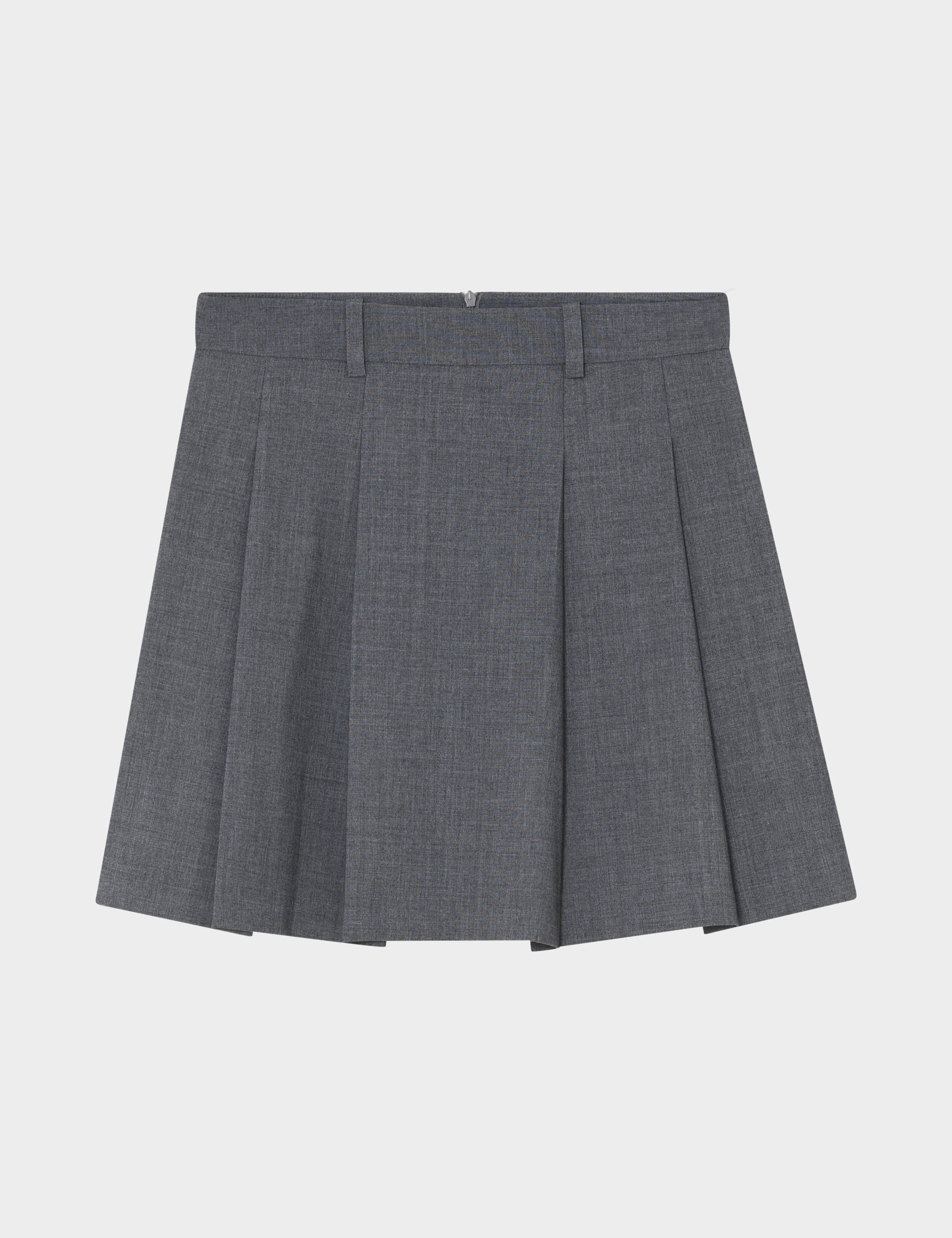 2NDDAY 2ND Matila - Melange Suiting - Skirt Skirt 420129 Light Grey Melange
