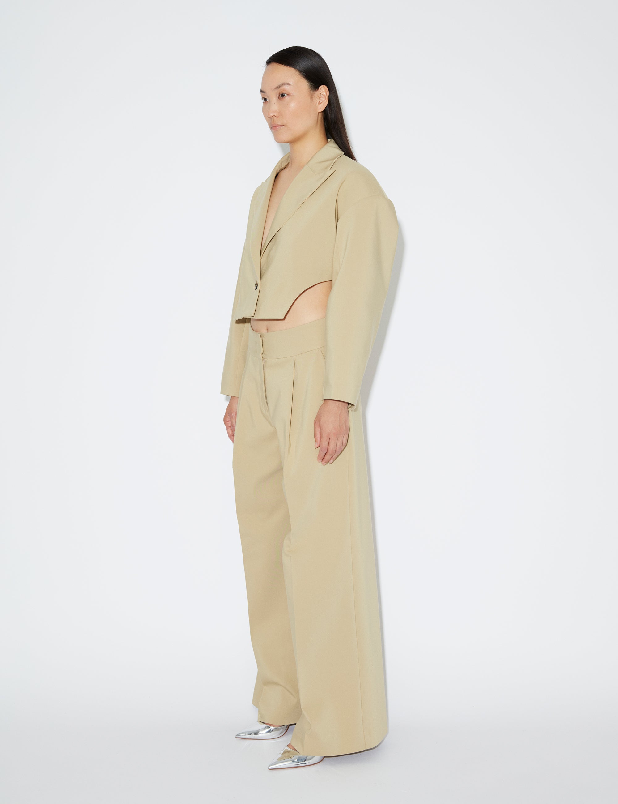 2NDDAY 2ND Maverick - Modern Suiting Pants 161110 Olive Gray