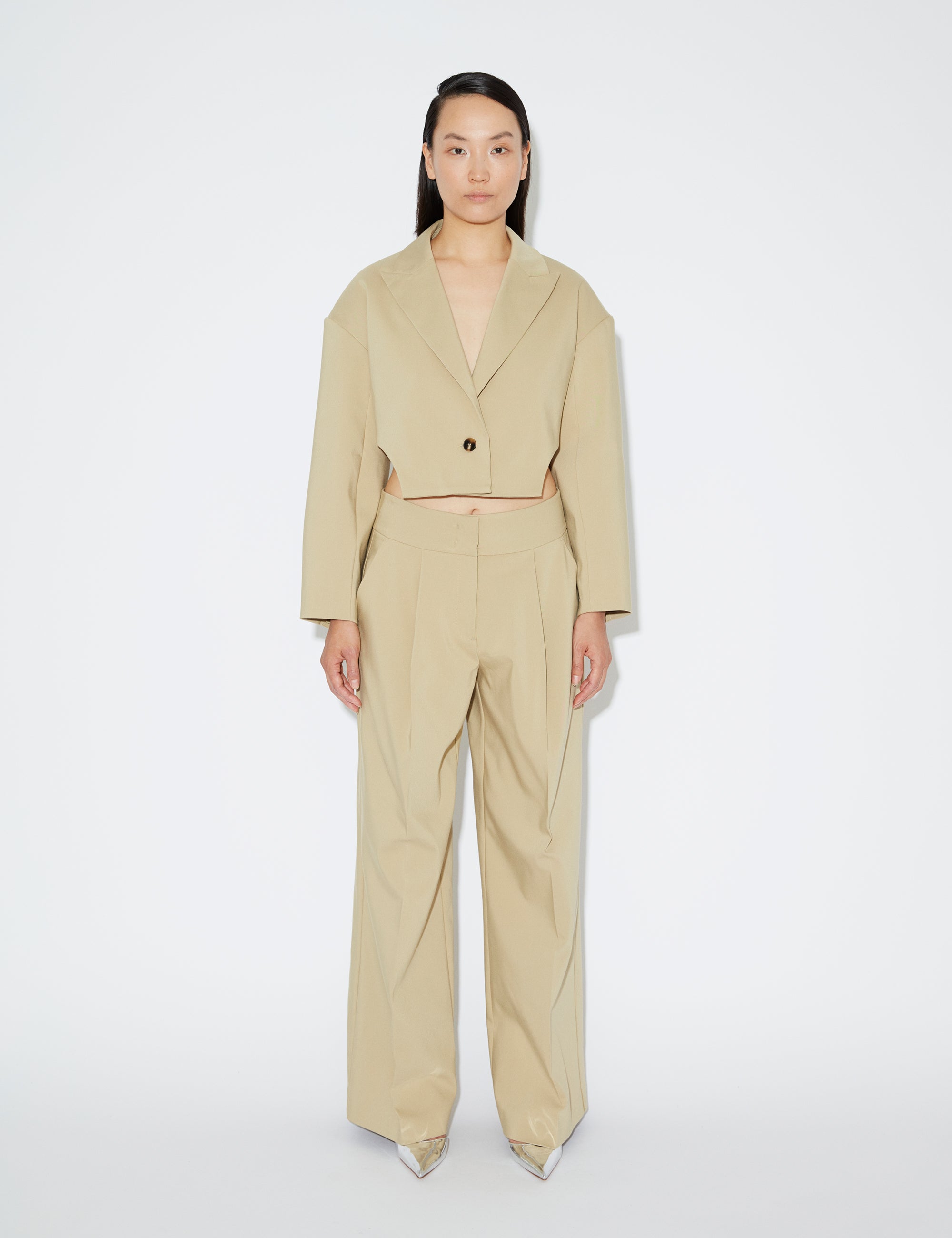 2NDDAY 2ND Maverick - Modern Suiting Pants 161110 Olive Gray
