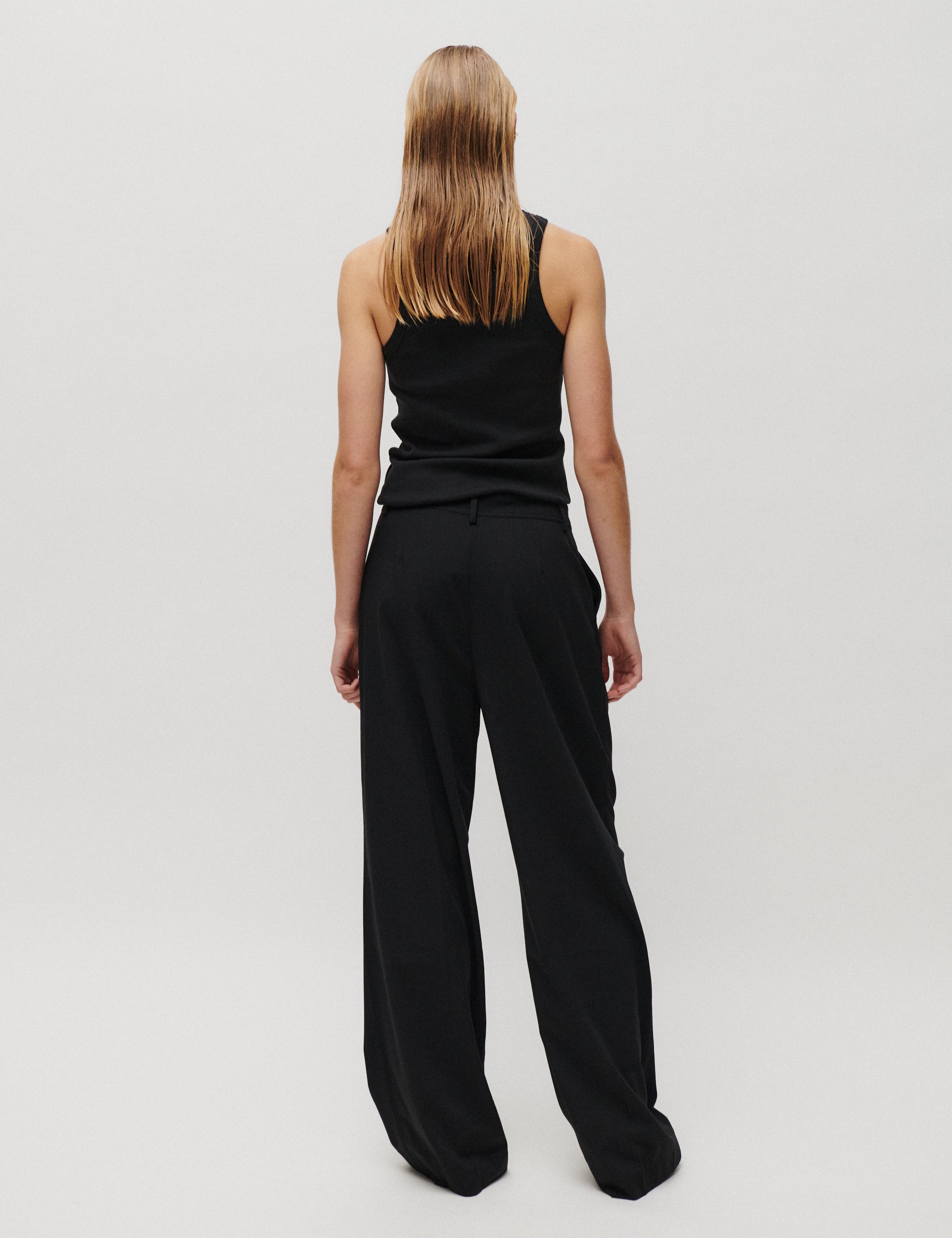 2NDDAY 2ND Mille - Melange Suiting - Pants Pants 190303 Black