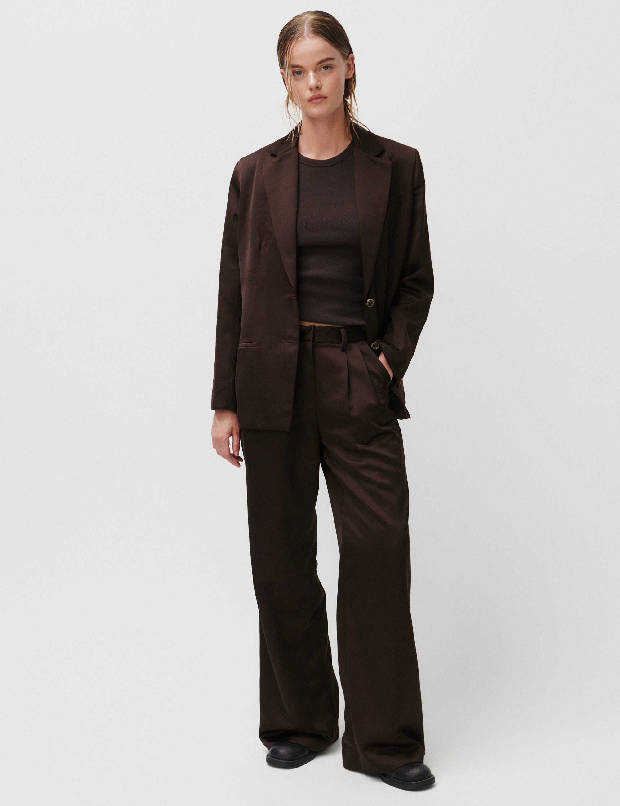 2NDDAY 2ND Mille - Shiny Suiting Pants 191016 JAVA