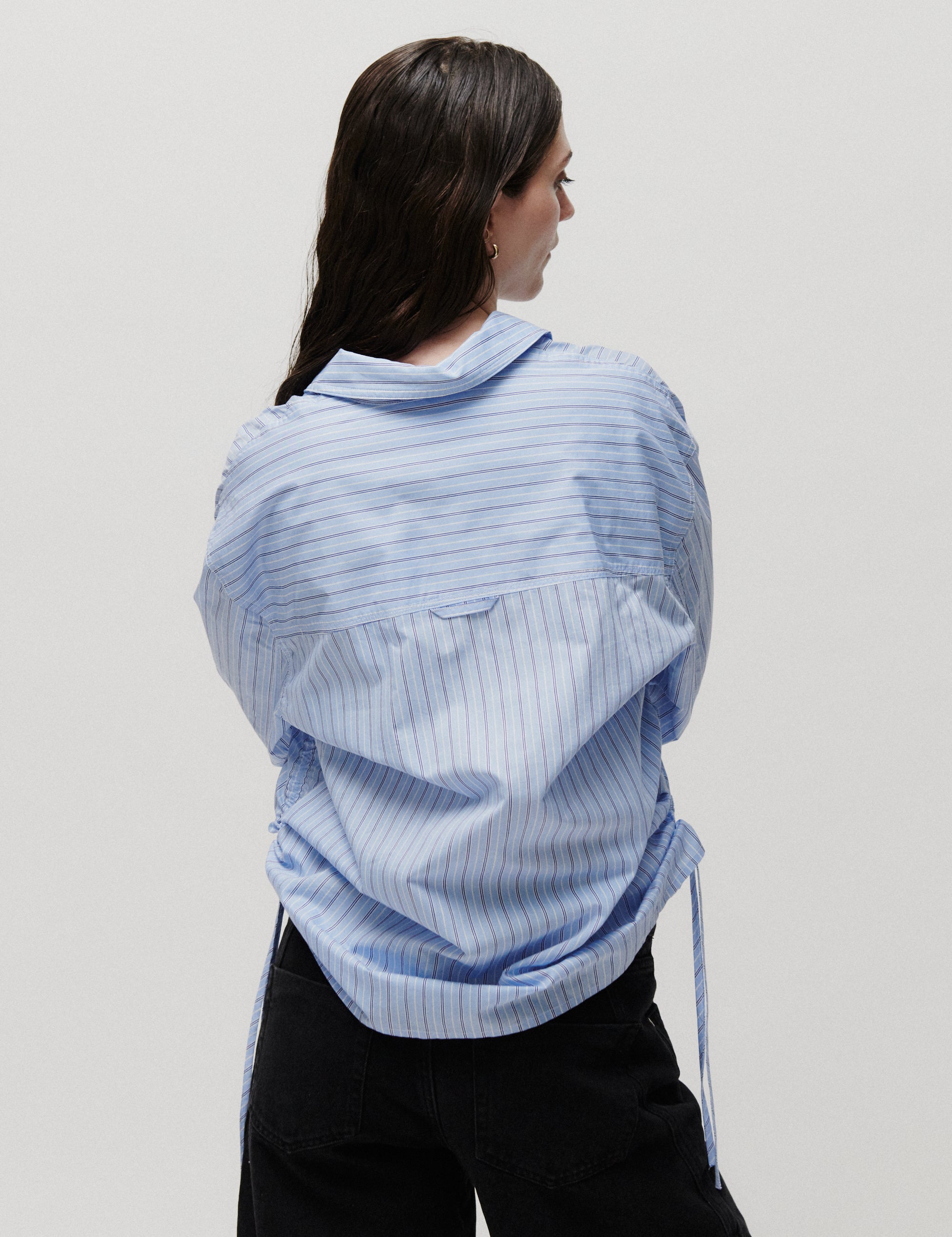 2NDDAY 2ND Renta - Fall Shirting - Shirt Shirt 420159 Cash Blue Stripe