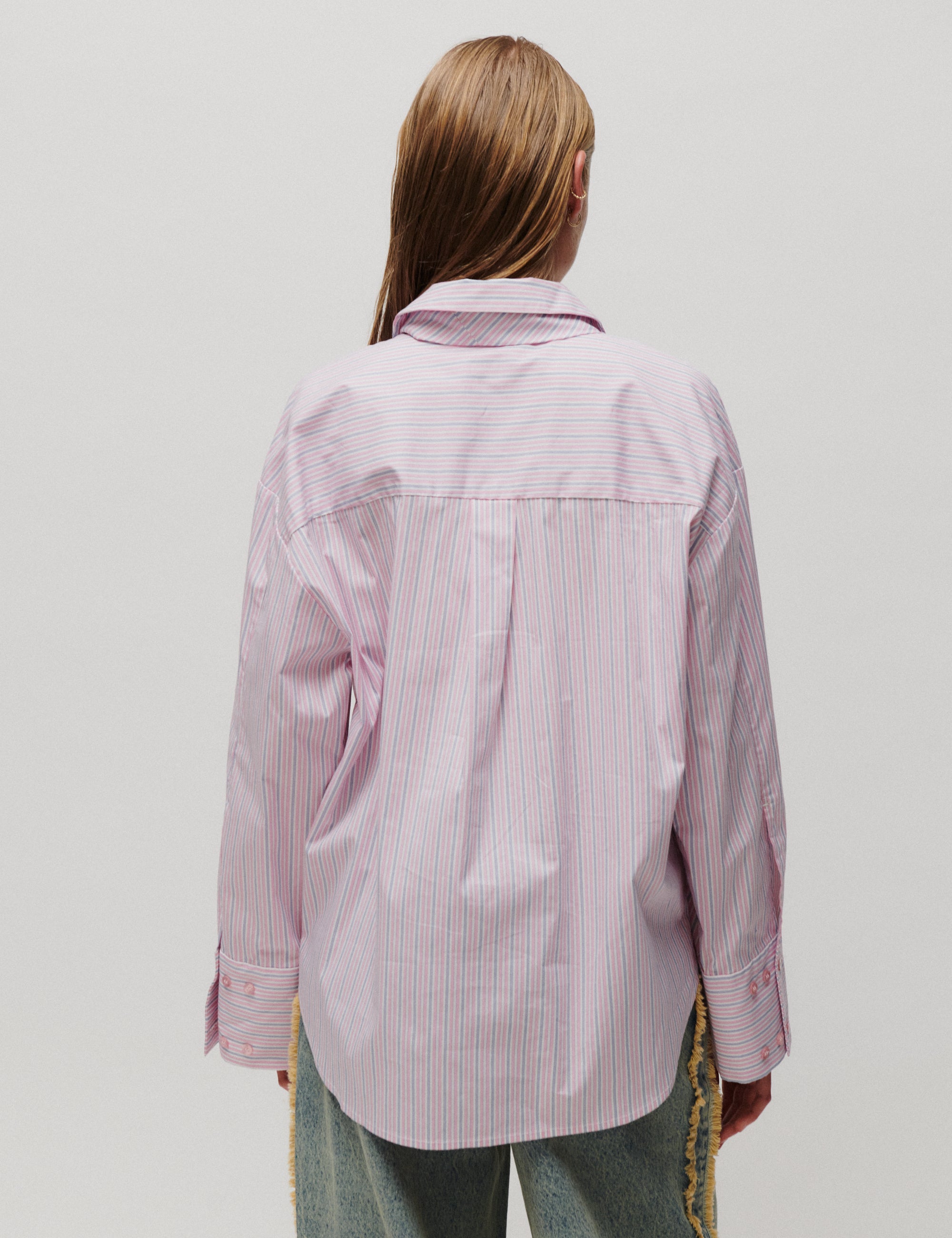 2NDDAY 2ND Rue - Fall Shirting - Shirt Shirt 420158 Pink Stripe