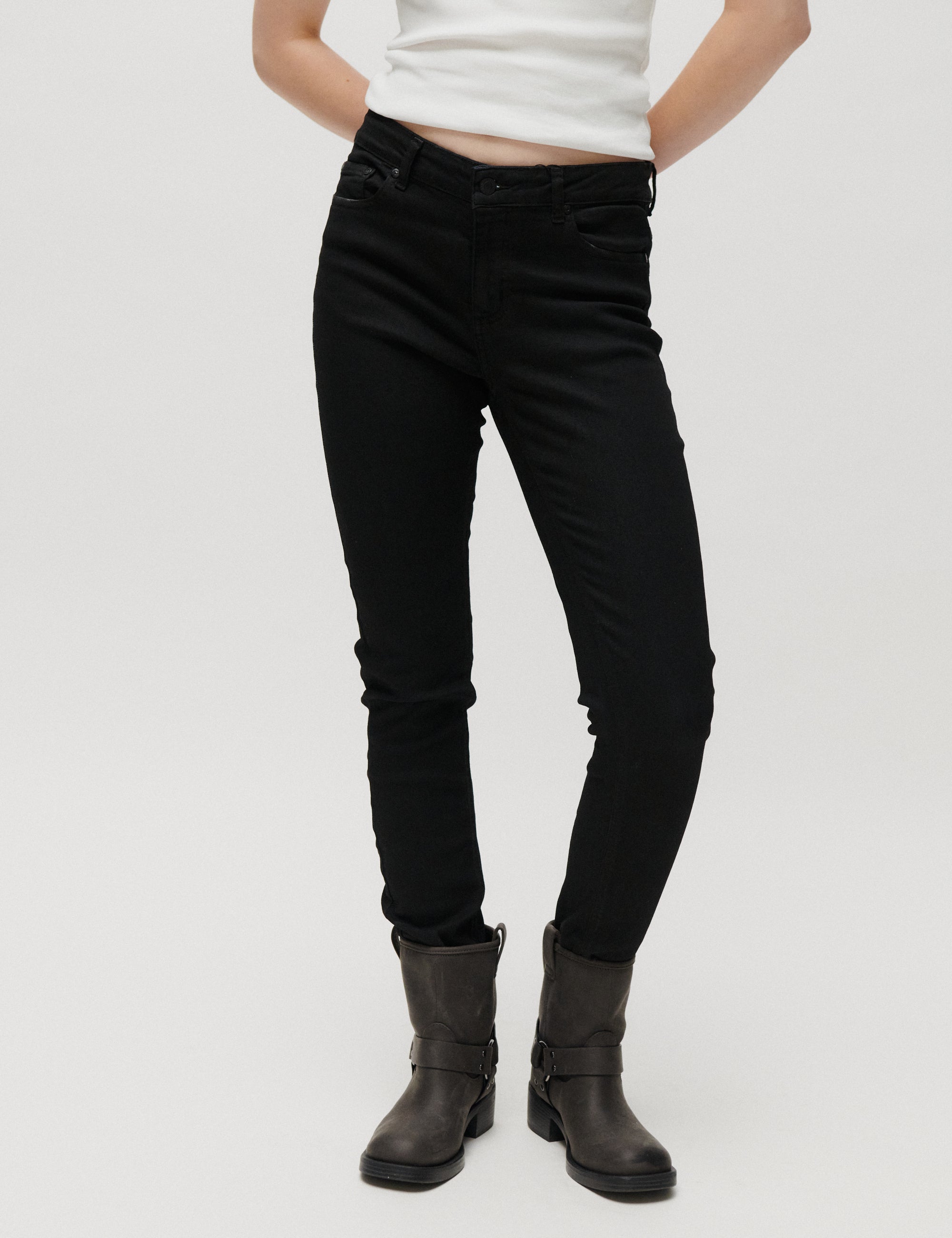 2NDDAY 2ND Samantha - Stretch Delight - Jeans Jeans D003 Un Black Denim