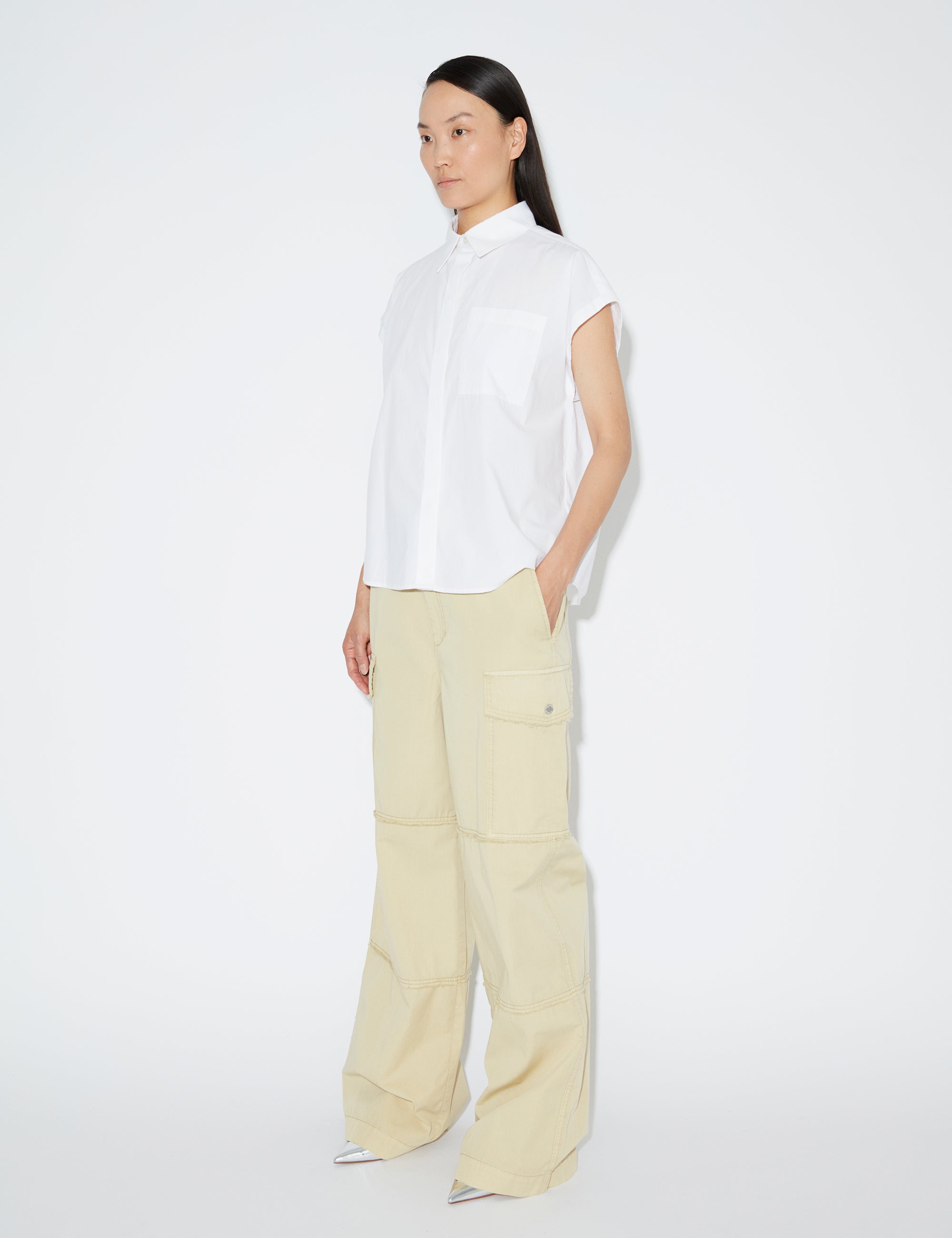 2NDDAY 2ND Sana TT - Dandy Cotton Shirts & Blouses 110601 Bright White