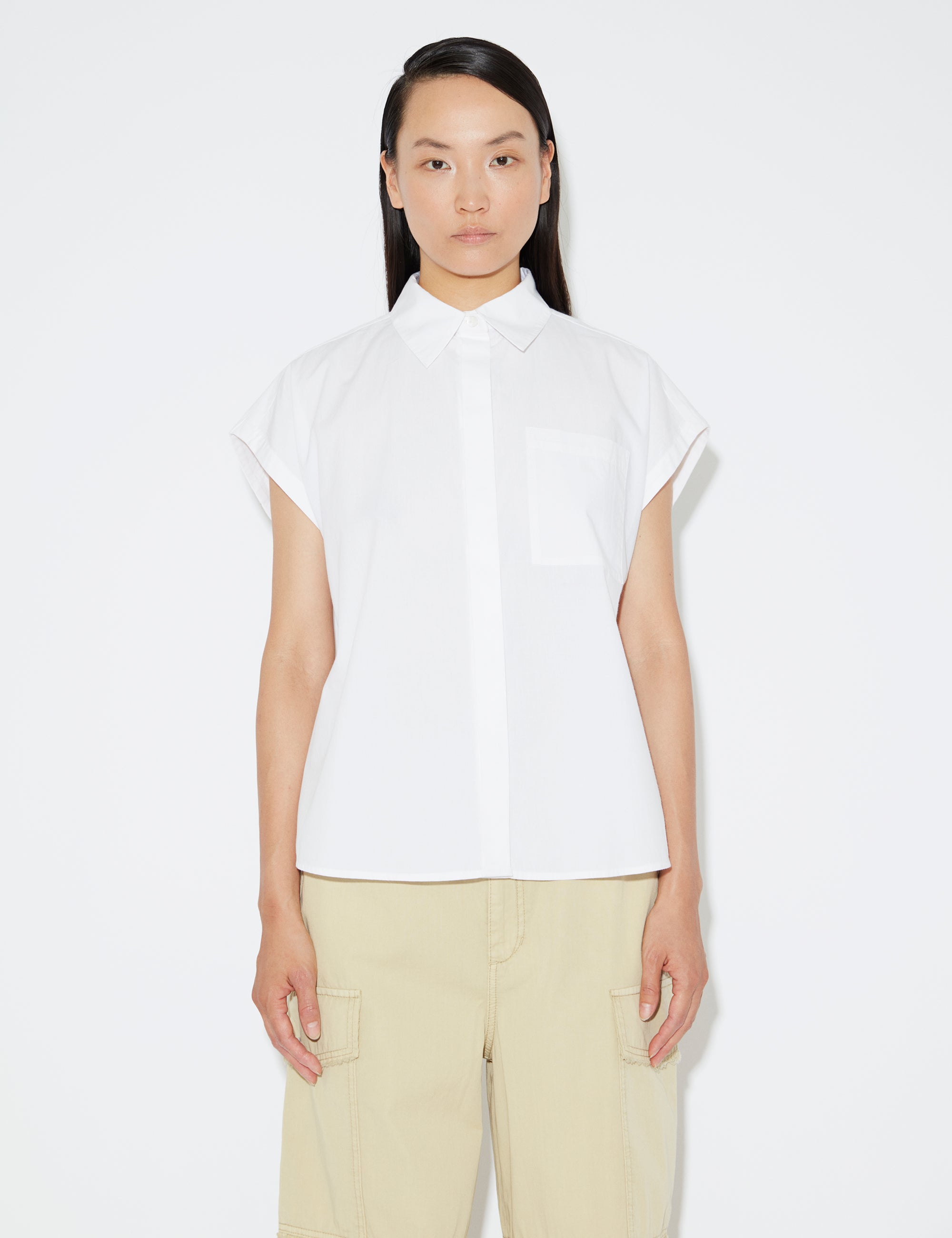 2NDDAY 2ND Sana TT - Dandy Cotton Shirts & Blouses 110601 Bright White