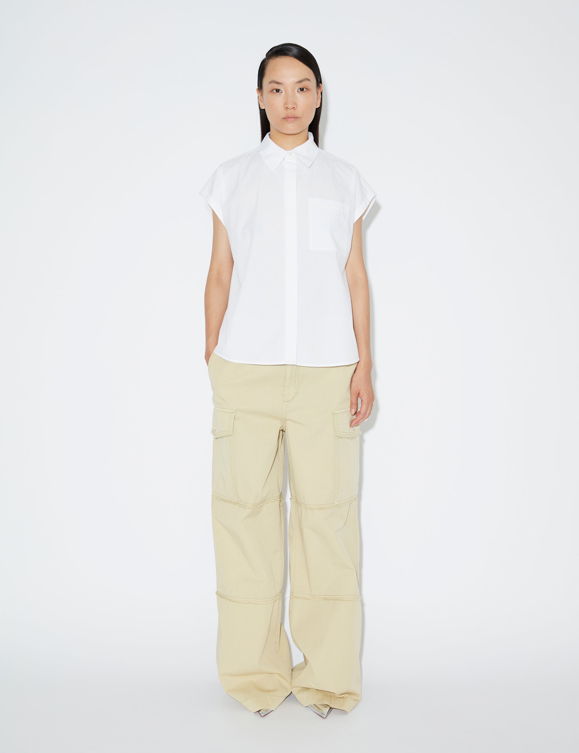 2NDDAY 2ND Sana TT - Dandy Cotton Shirts & Blouses 110601 Bright White