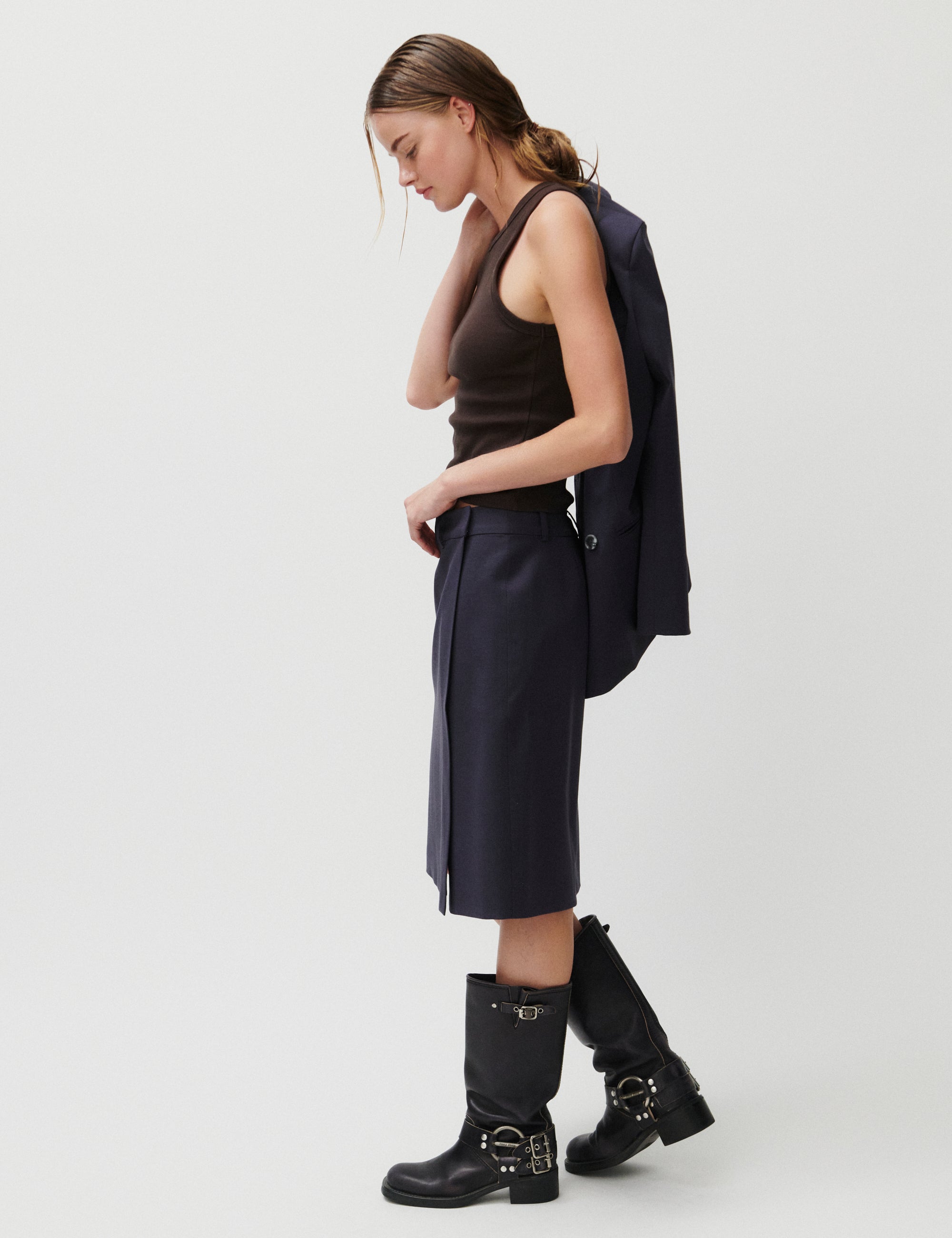 2NDDAY 2ND Sierra - Mid weight Suiting Pants 193918 Periscope