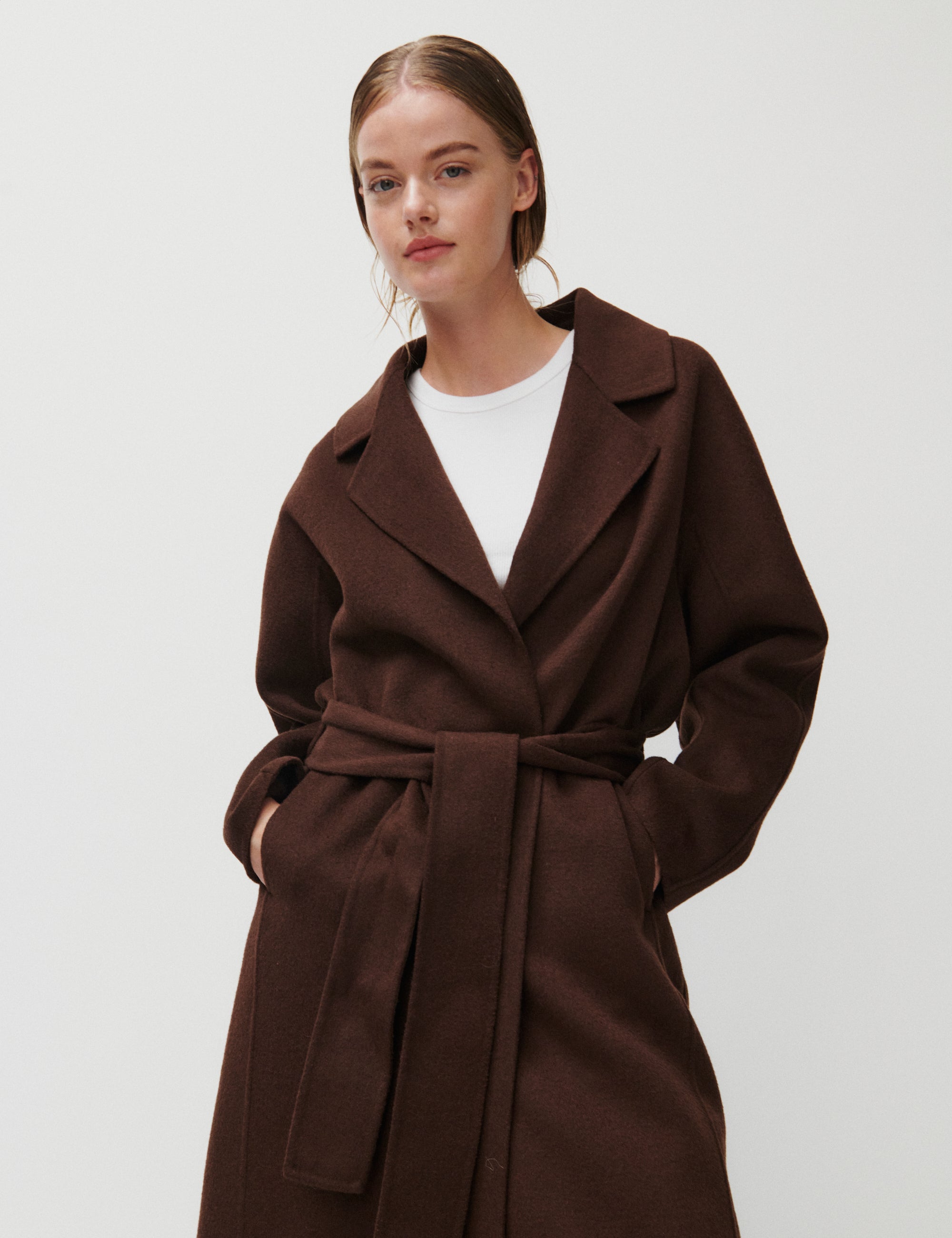 2NDDAY 2ND Sloane - Smooth Wool Coats & Jackets 191016 JAVA