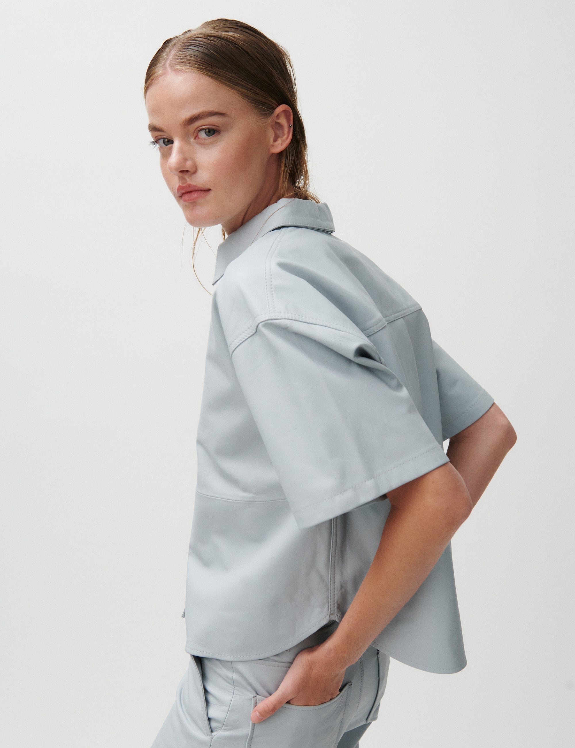 2NDDAY 2ND Tammy - Fine Leather Tops & T-Shirts 154101 High-rise