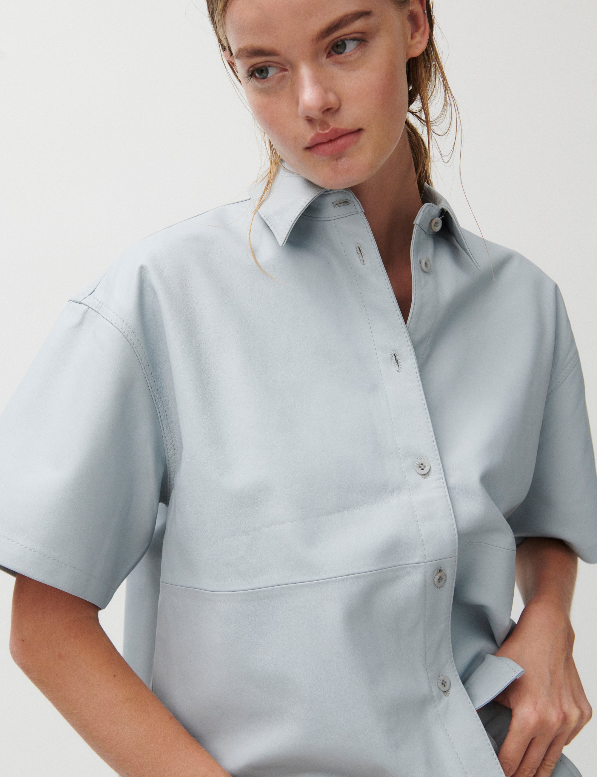 2NDDAY 2ND Tammy - Fine Leather Tops & T-Shirts 154101 High-rise