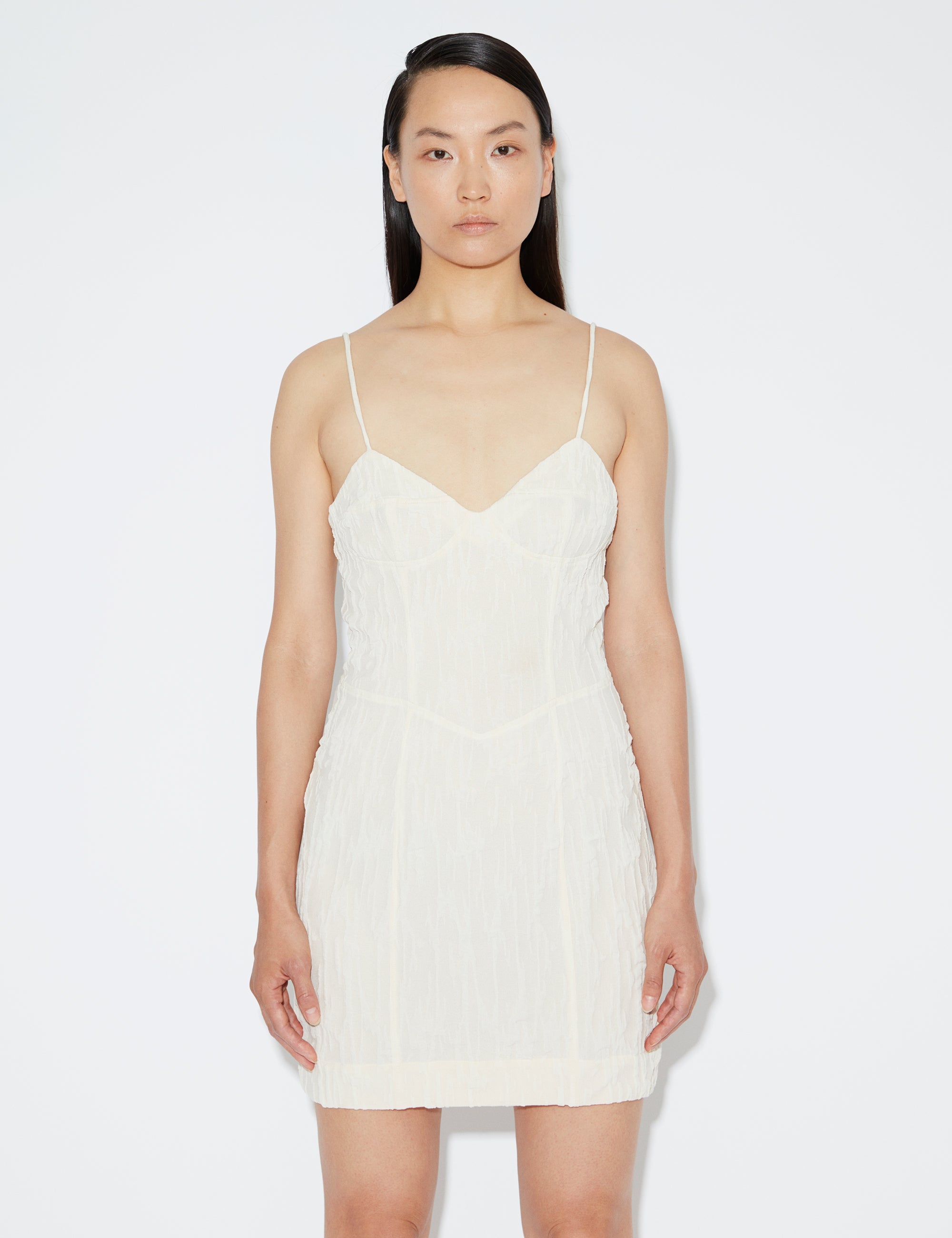 2NDDAY 2ND Verona TT - Crinkle Jacquard Dress 130607 Chalk