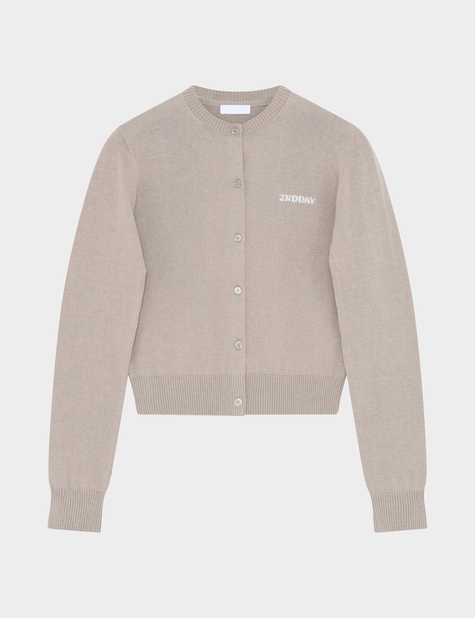 2NDDAY 2ND Vinny - Soft Wool Blend Cardigan 161305 String