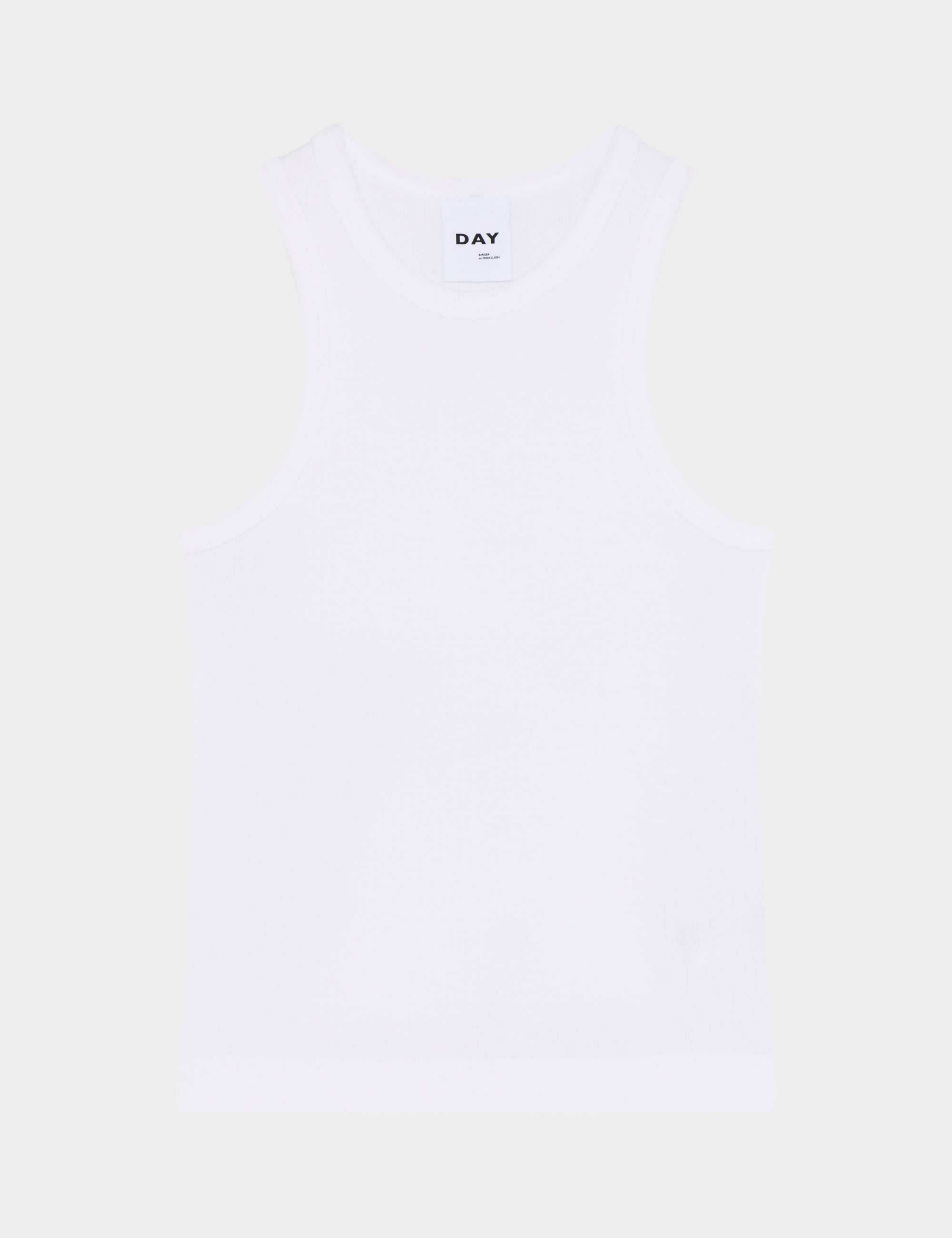 DAY Birger ét Mikkelsen Alisson - Classic Rib RD - Top Top 110601 Bright White
