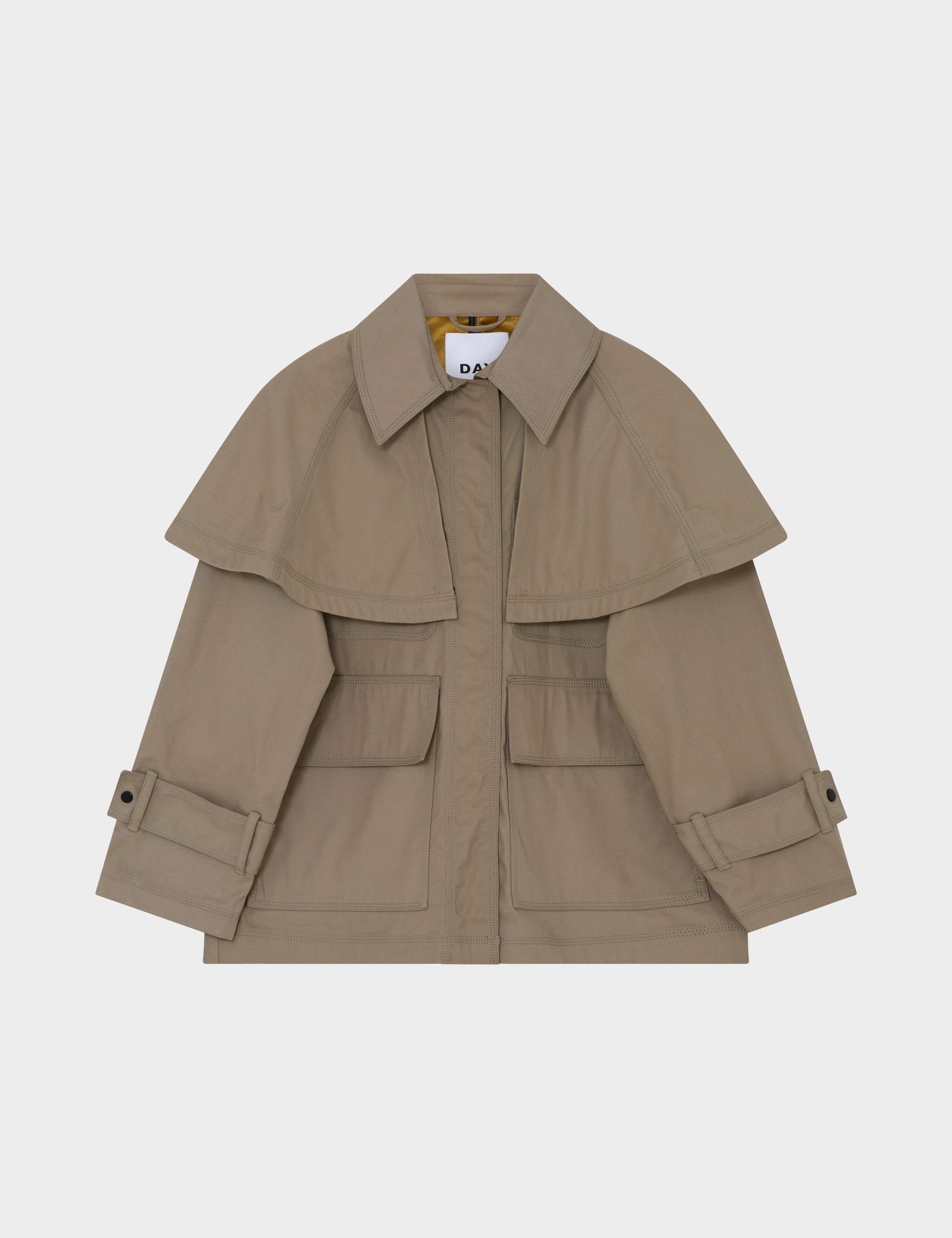 DAY Birger ét Mikkelsen Amira - Heavy Cotton Jacket 171109 CHINCHILLA