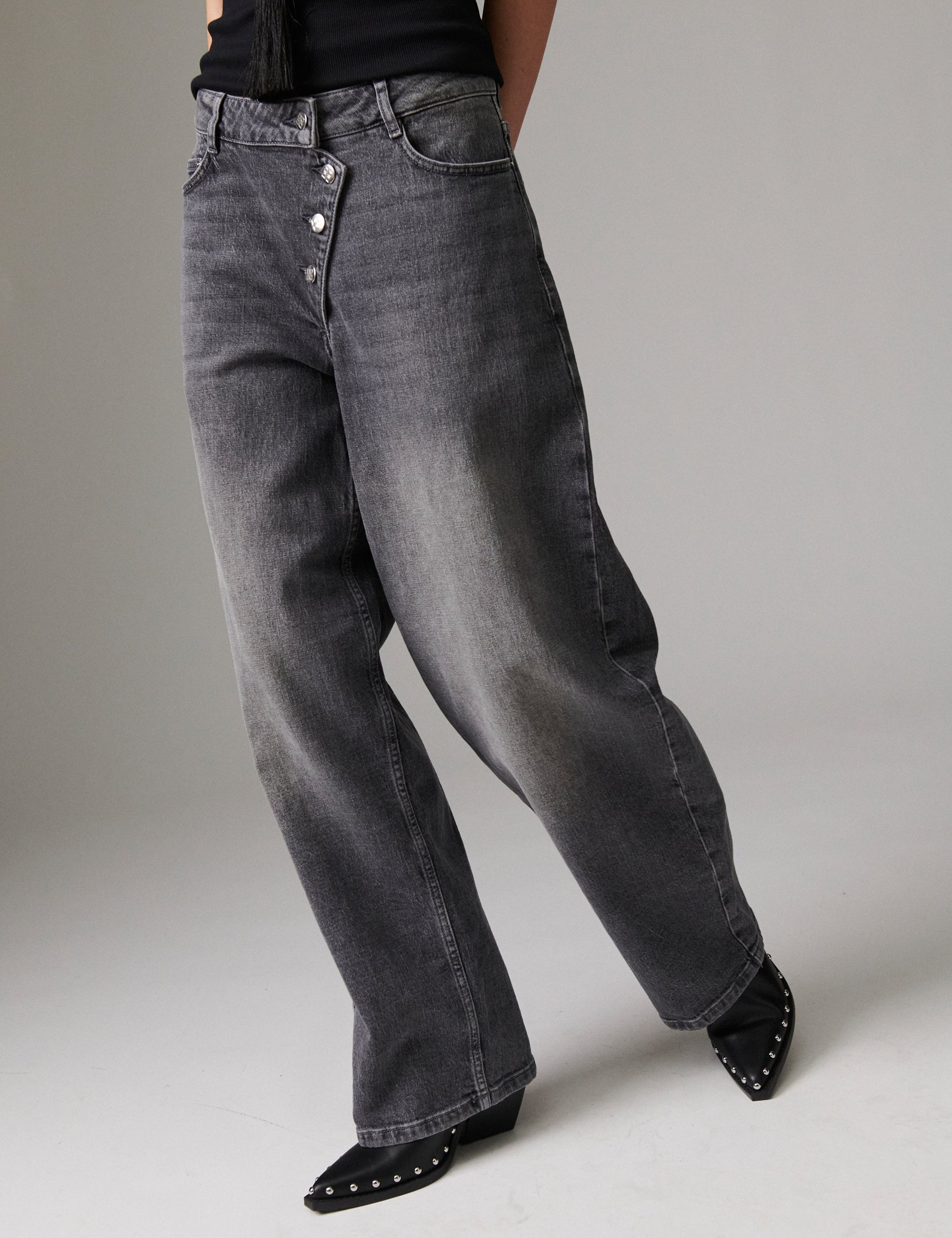 DAY Birger ét Mikkelsen Andi Assymetric - Light Grey Denim - Jeans Jeans 500182 LIGHT GREY