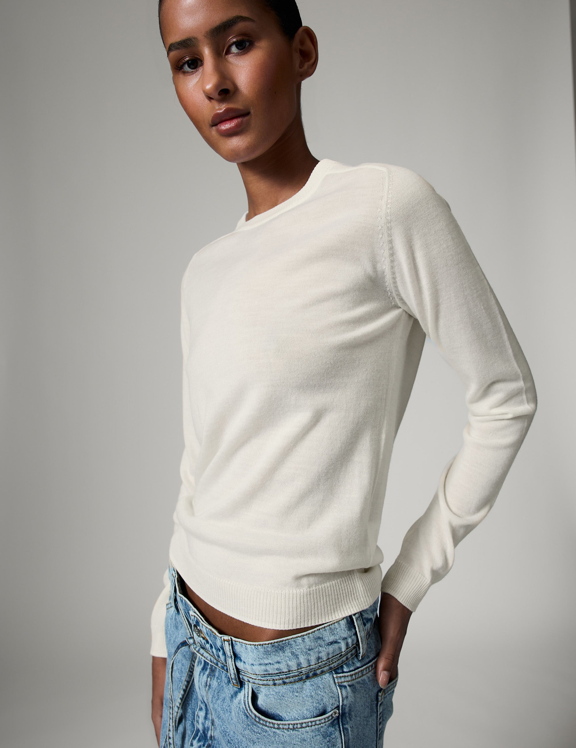 DAY Birger ét Mikkelsen Annabelle - Daily Elements - Pullover Pullover 01002 Ivory Shade