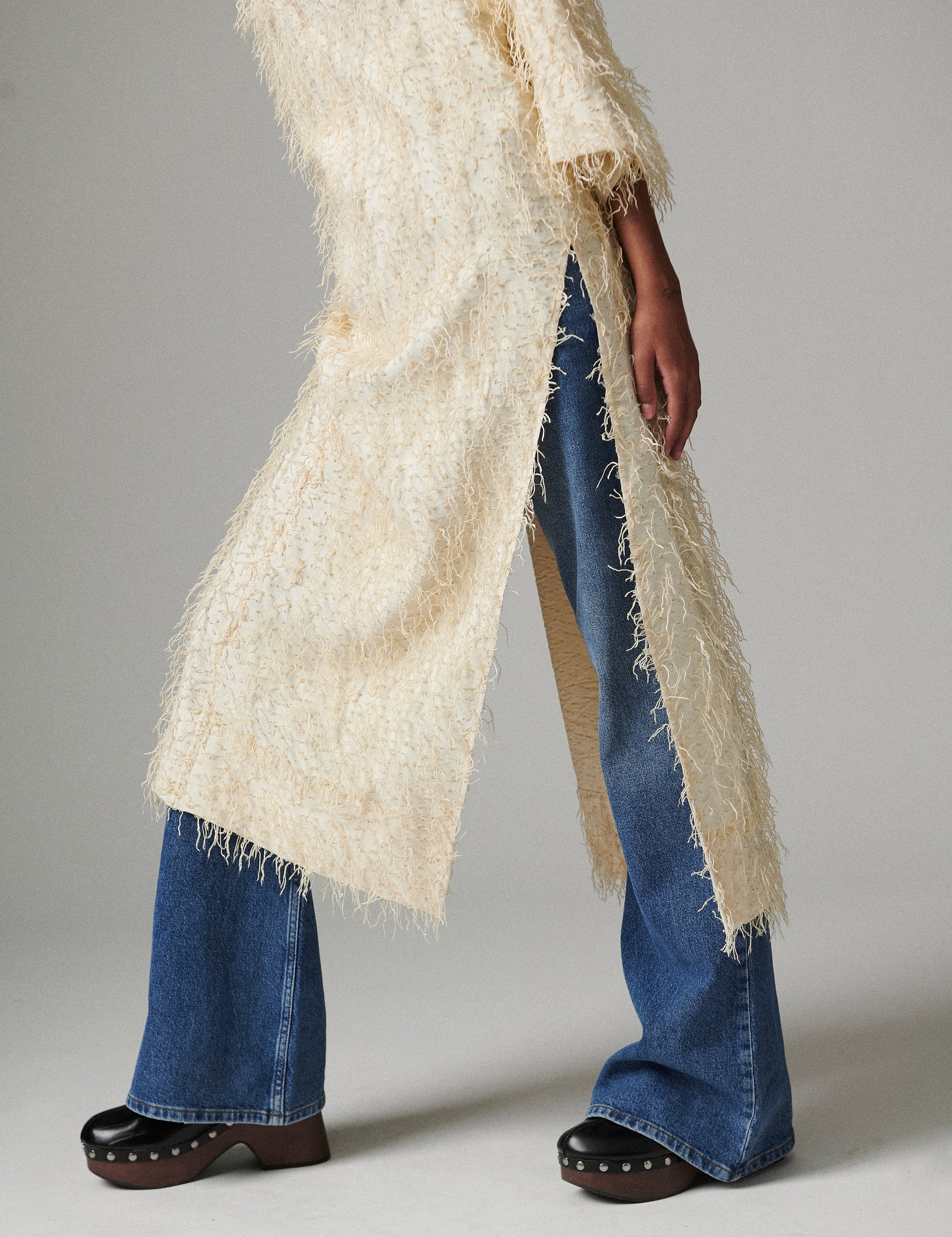 DAY Birger ét Mikkelsen Aruna - Dobby Fringe Dress 110605 Jet Stream