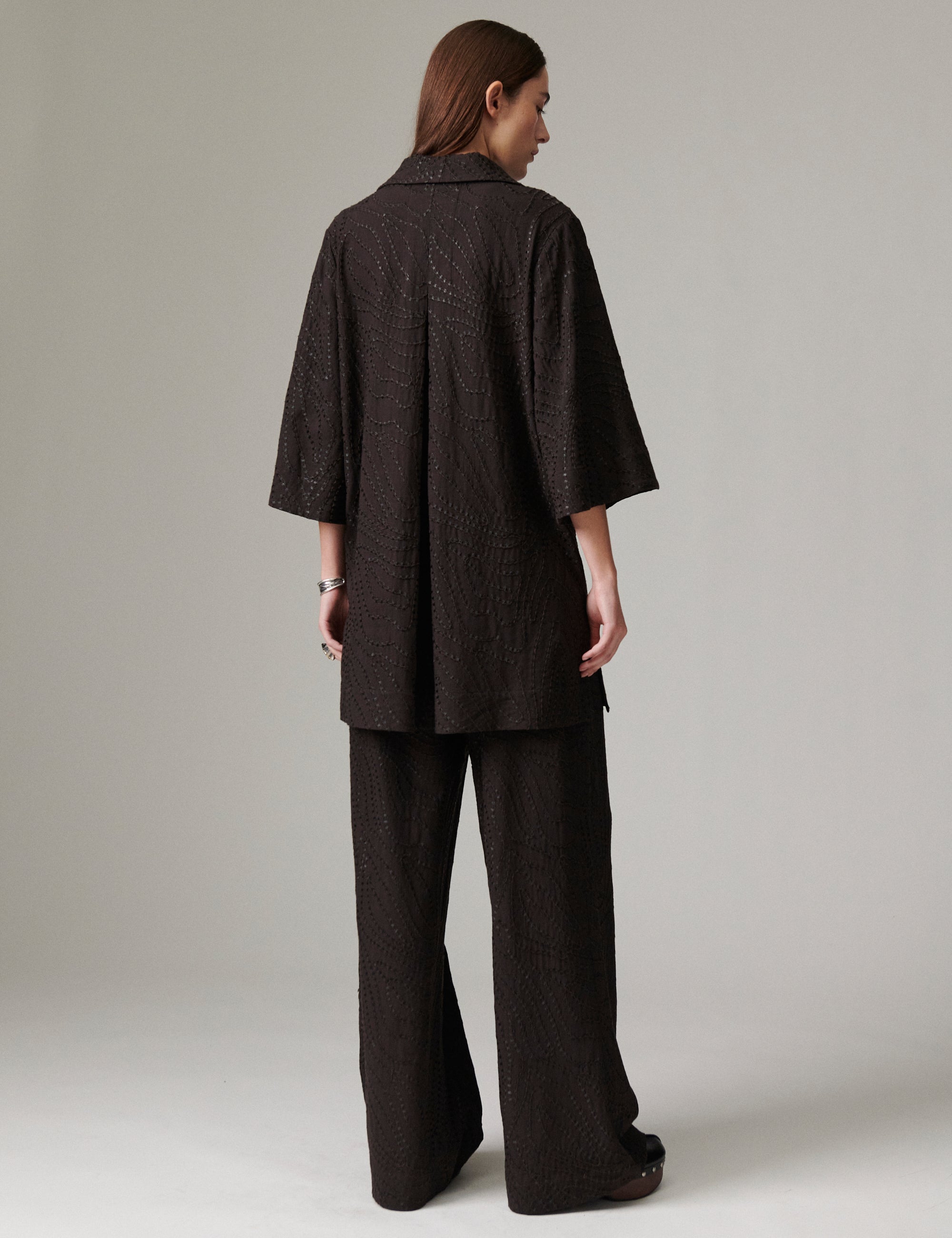 DAY Birger ét Mikkelsen Bello - Day Kantha - Pants Pants 190915 Coffee Bean