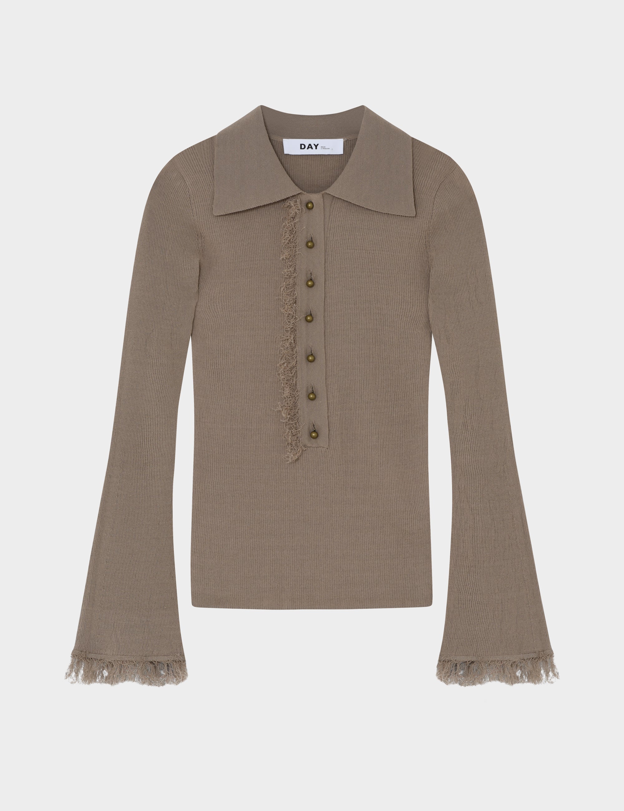 DAY Birger ét Mikkelsen Blanche - Cotton Base Tops & T-Shirts 171109 CHINCHILLA