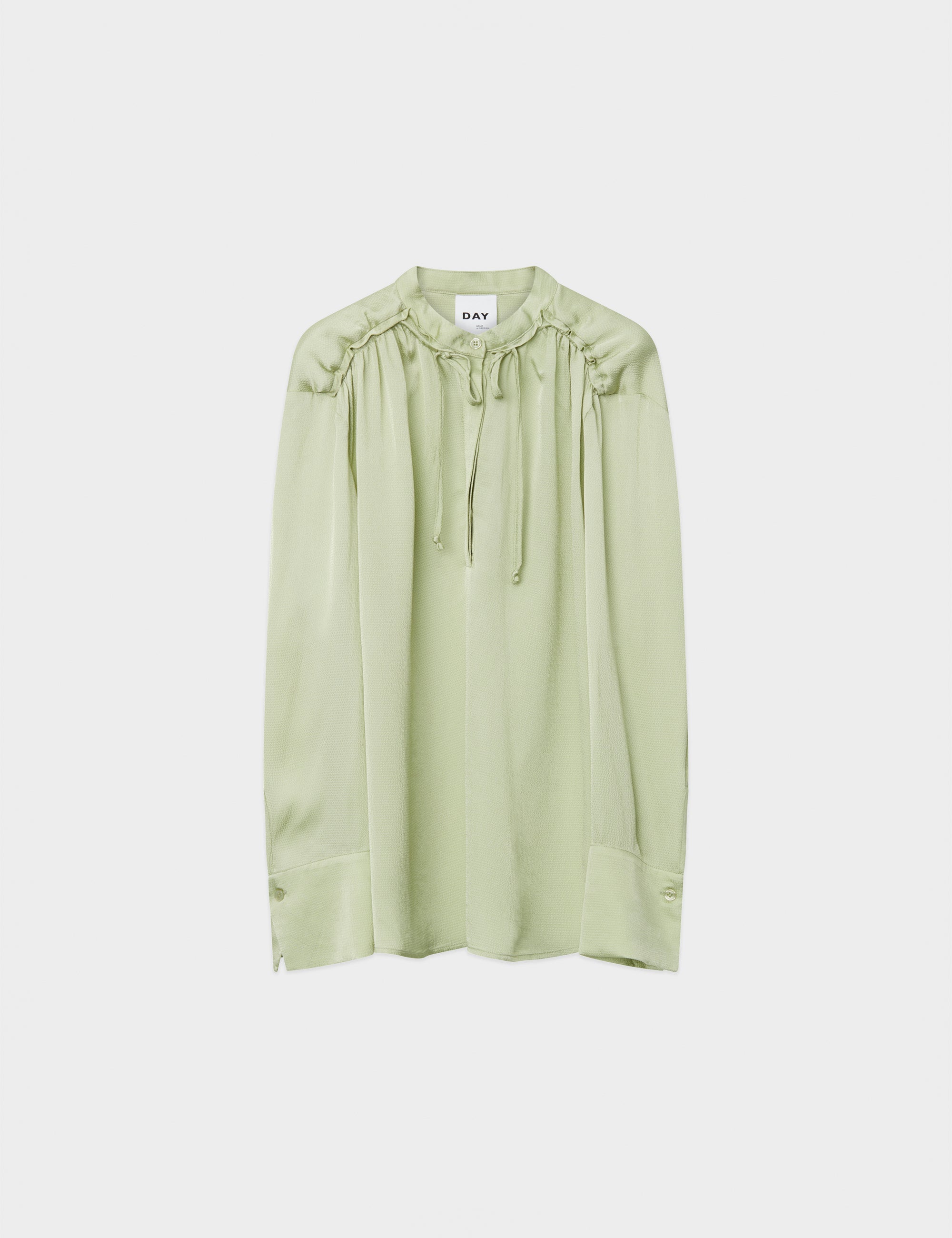 DAY Birger ét Mikkelsen Brandy - Fluid Texture Shirts & Blouses 140114 CELADON GREEN