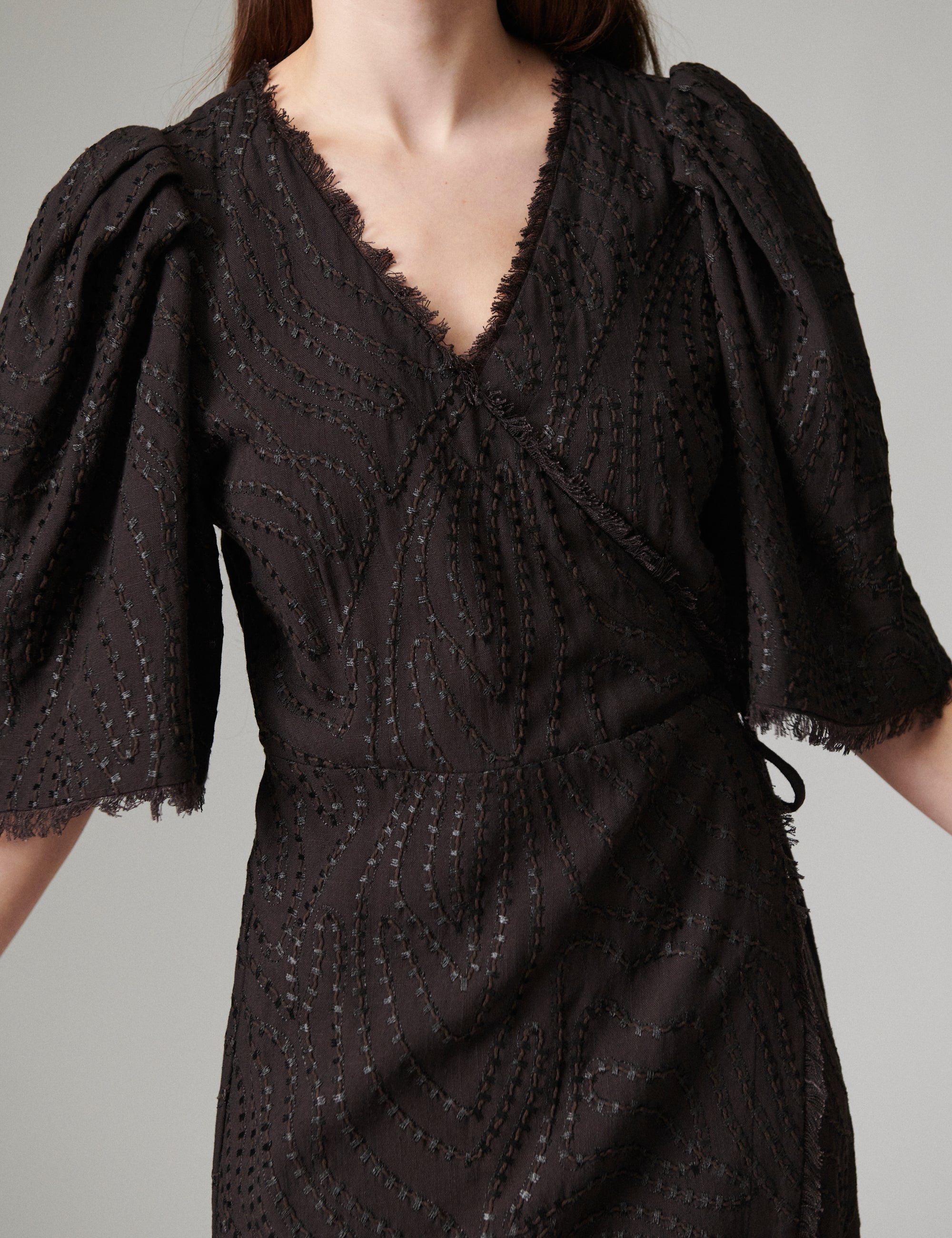 DAY Birger ét Mikkelsen Camilla - Day Kantha - Dress Dress 10037 Coffee Bean