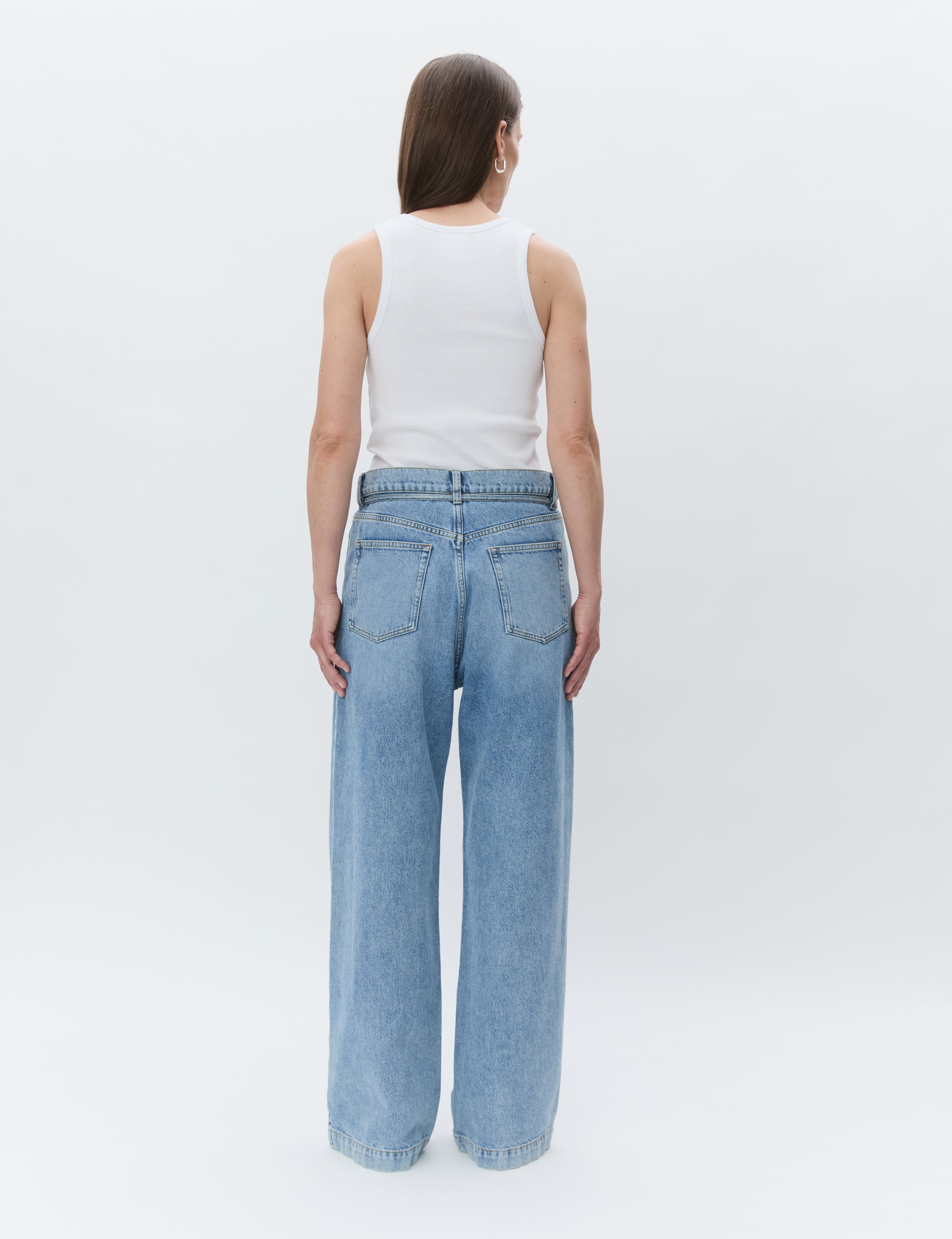 DAY Birger ét Mikkelsen Camilo - Classic Rib RD Tops & T-Shirts 110601 BRIGHT WHITE